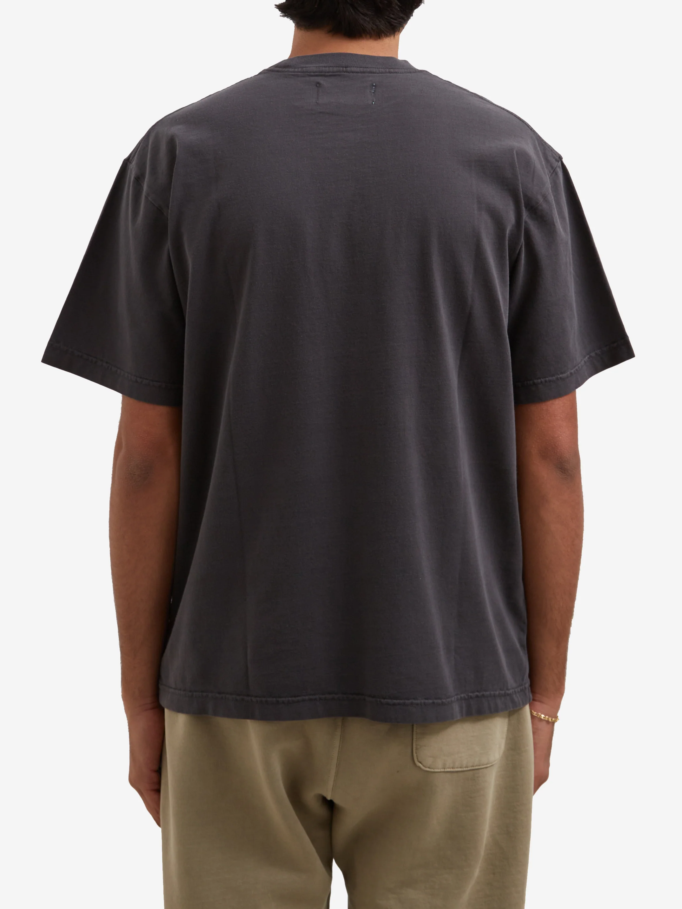 Goodhood Worldwide Washed Yologo T-Shirt - Faded Black - Image 8