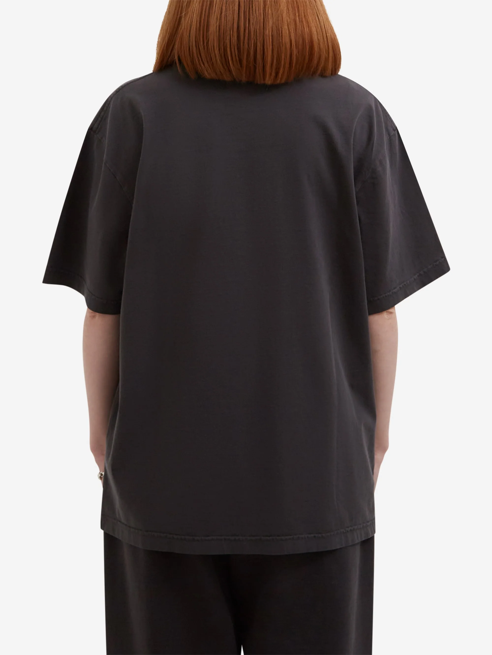 Goodhood Worldwide Washed Yologo T-Shirt - Faded Black - Image 9