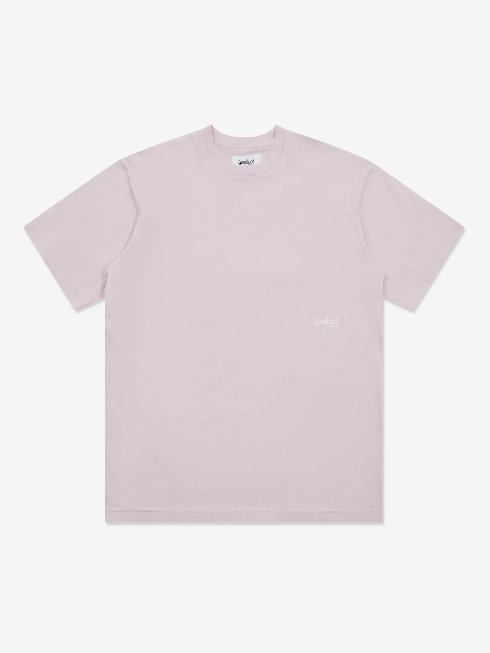 Goodhood Worldwide Washed Yologo T-Shirt - Faded Pink