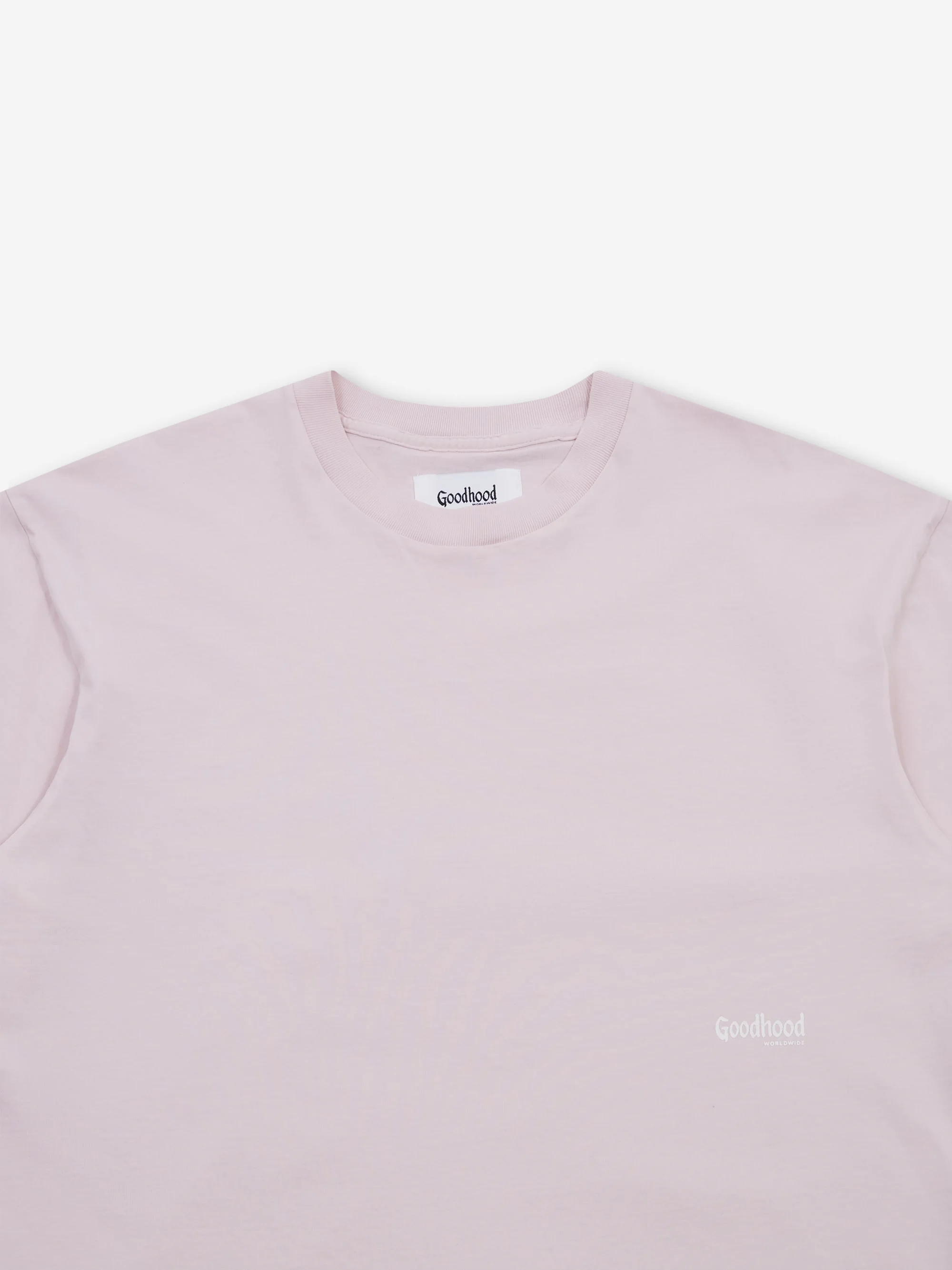 Goodhood Worldwide Washed Yologo T-Shirt - Faded Pink - Image 5