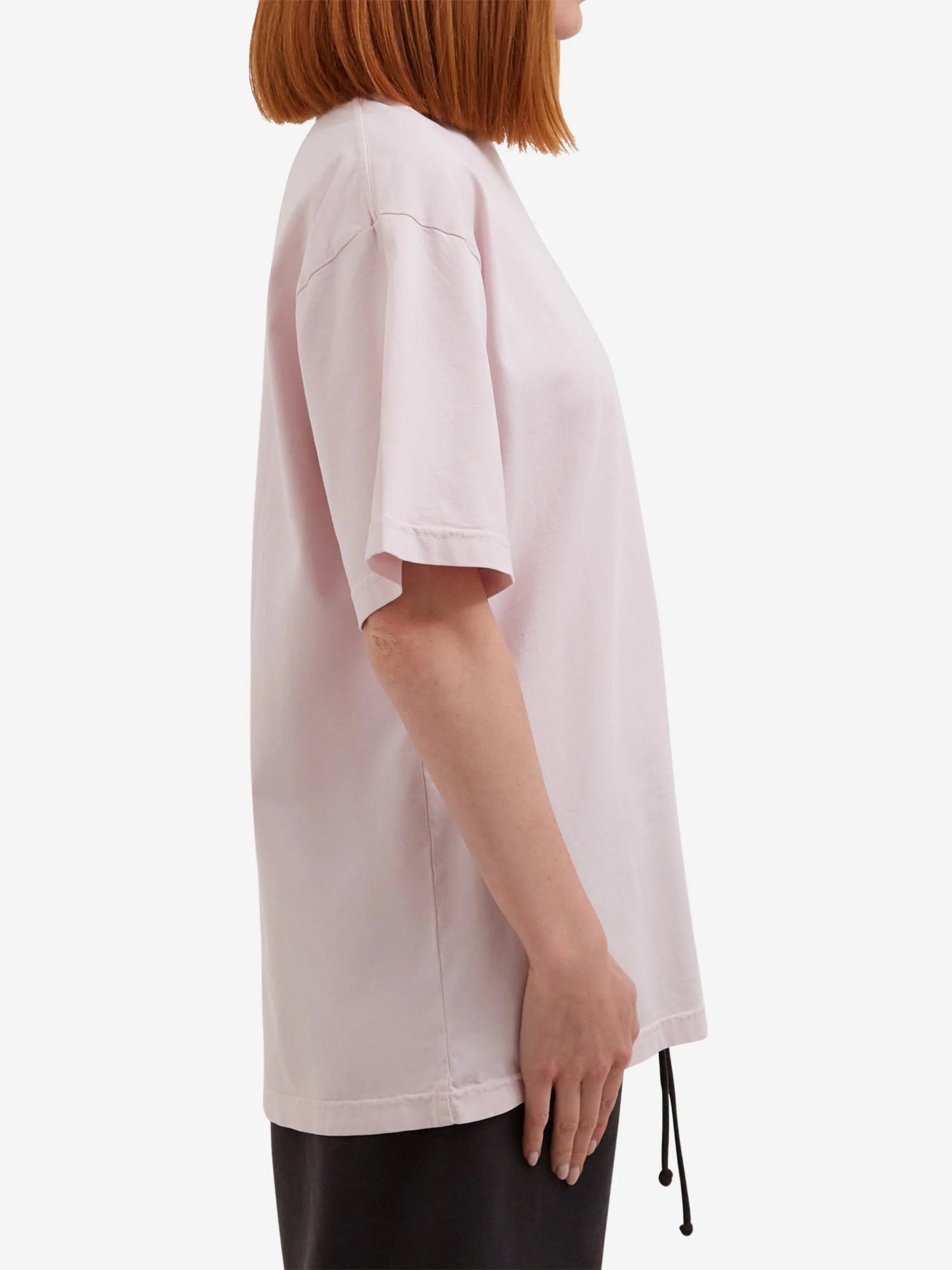 Goodhood Worldwide Washed Yologo T-Shirt - Faded Pink - Image 6