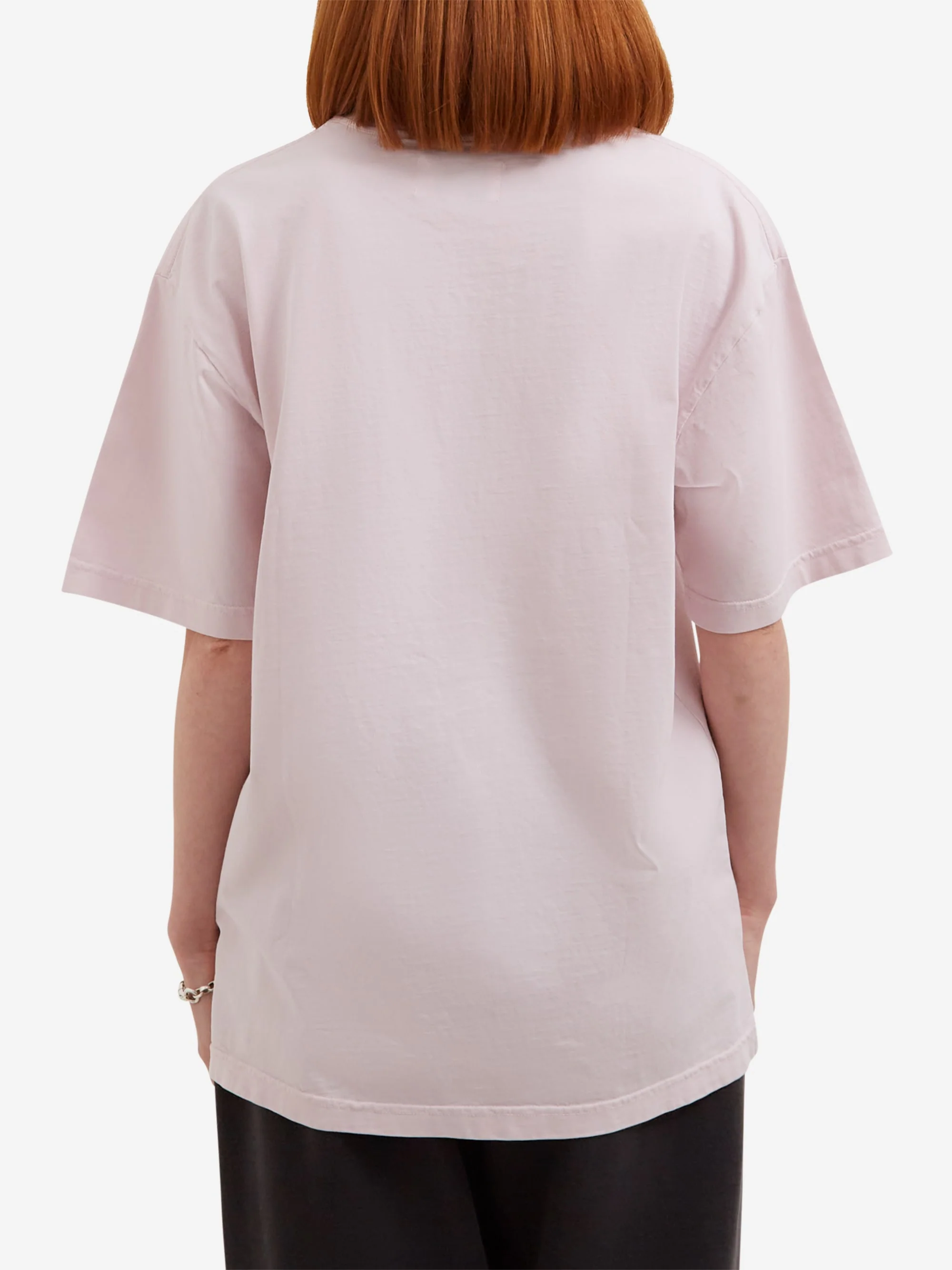 Goodhood Worldwide Washed Yologo T-Shirt - Faded Pink - Image 7