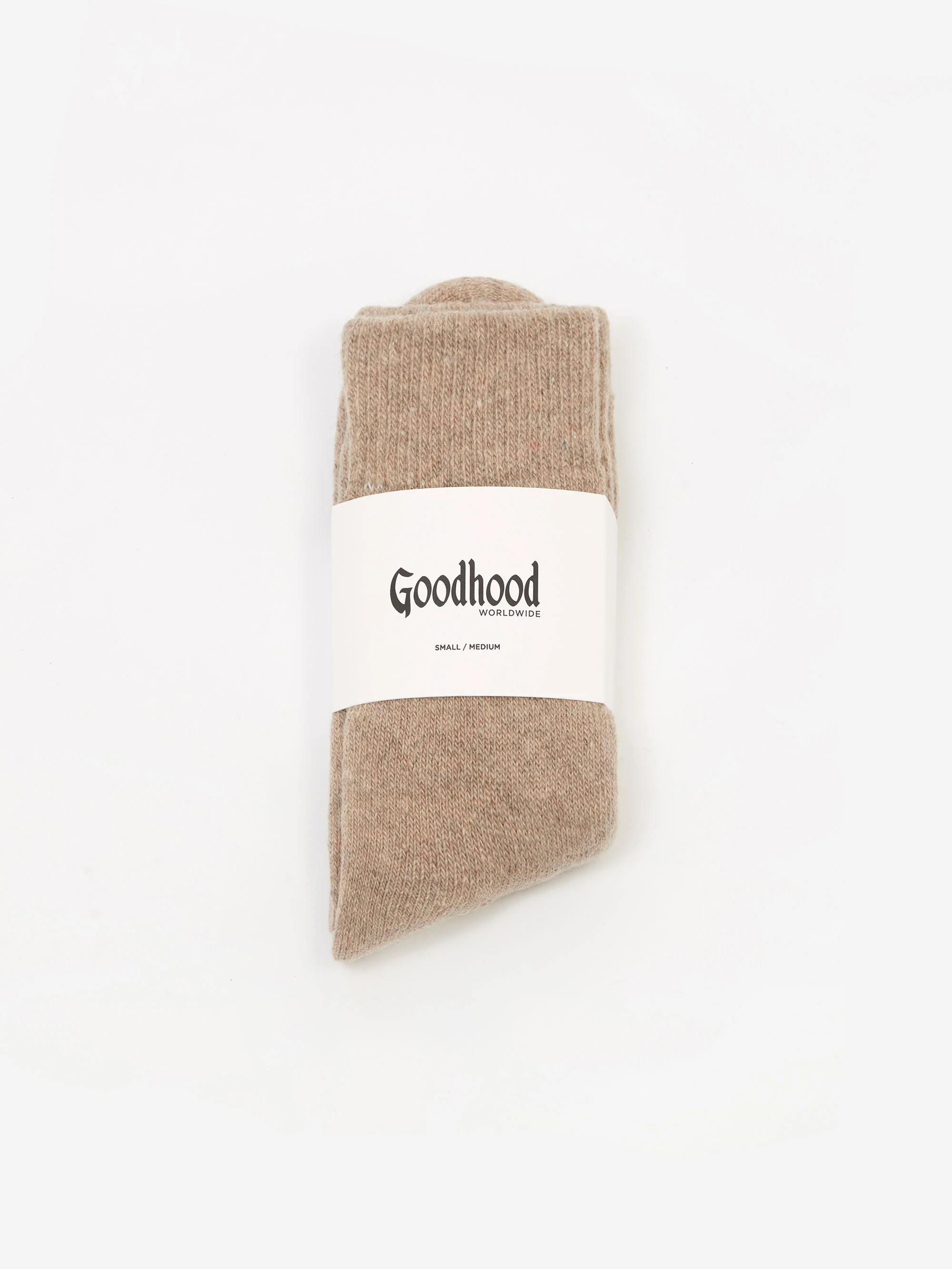 Goodhood Worldwide Wool Socks - Khaki - Image 2