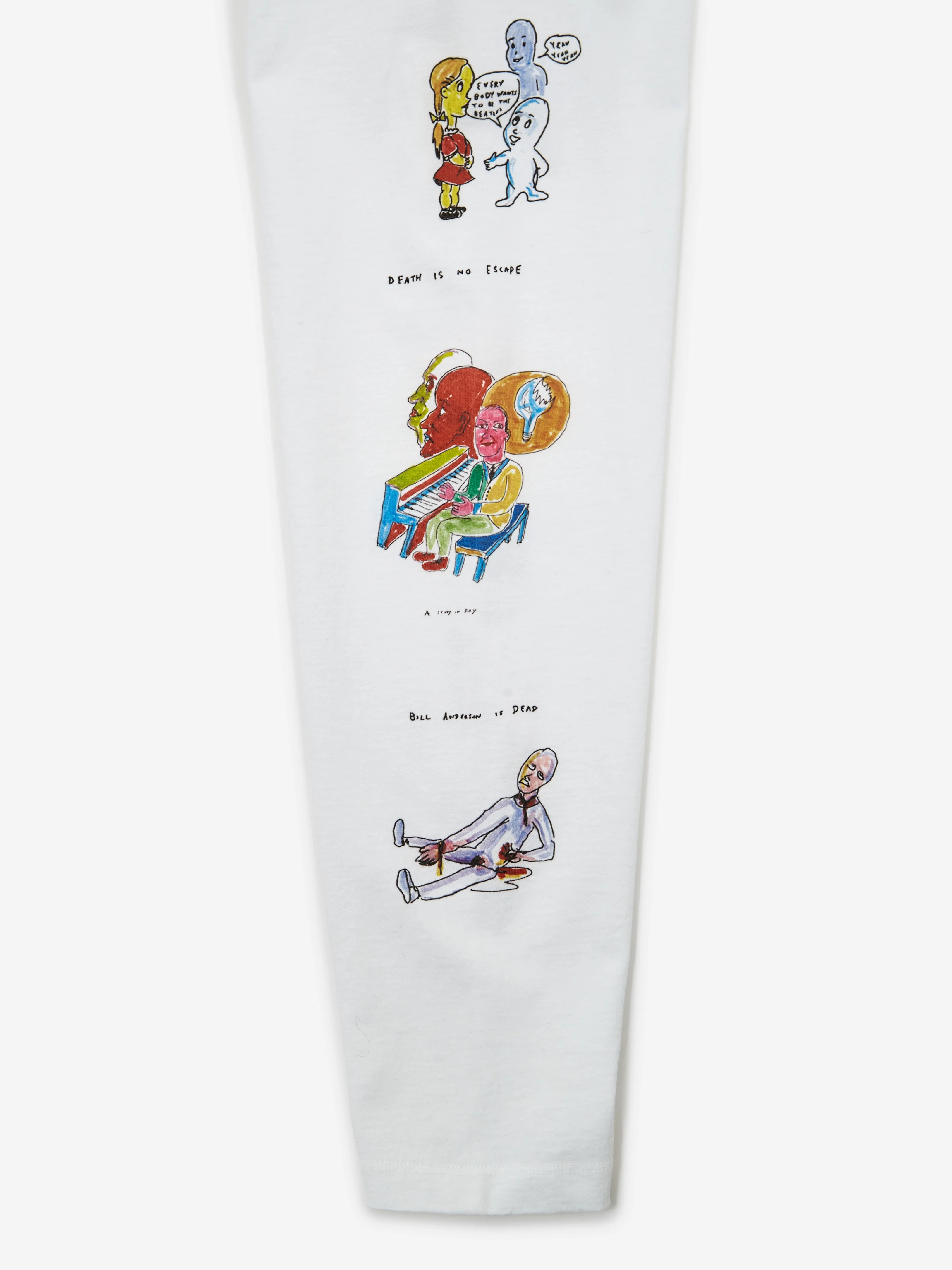 Goodhood x FOLK x Daniel Johnston White Longsleeve T-Shirt - White - Image 5