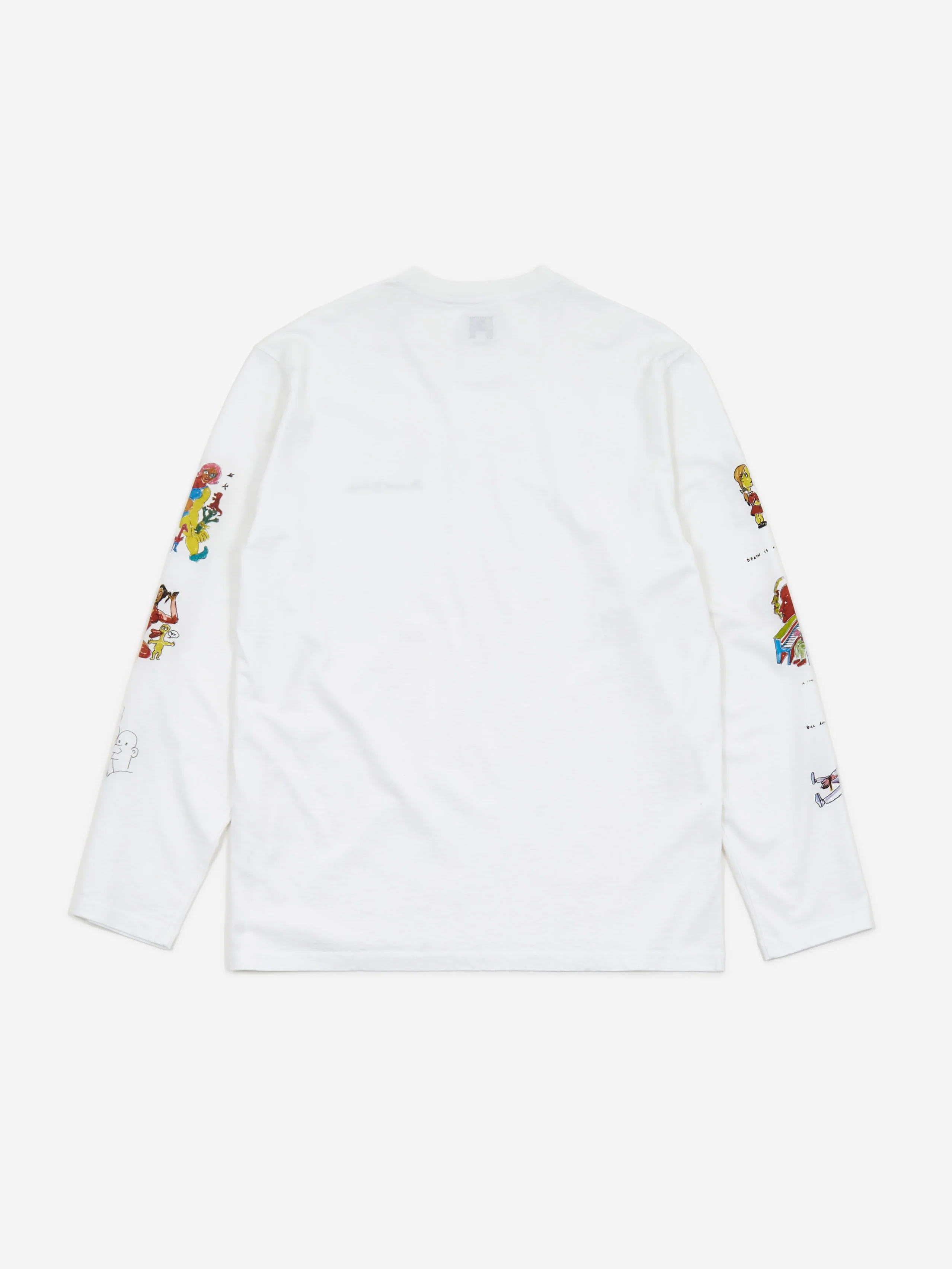 Goodhood x FOLK x Daniel Johnston White Longsleeve T-Shirt - White - Image 6