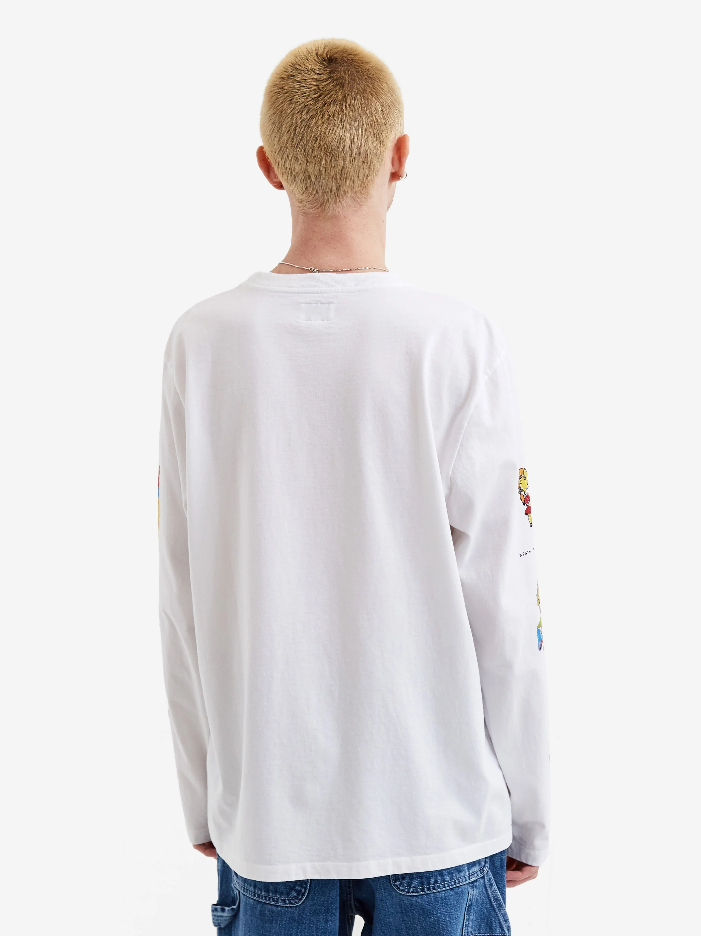 Goodhood x FOLK x Daniel Johnston White Longsleeve T-Shirt - White - Image 9