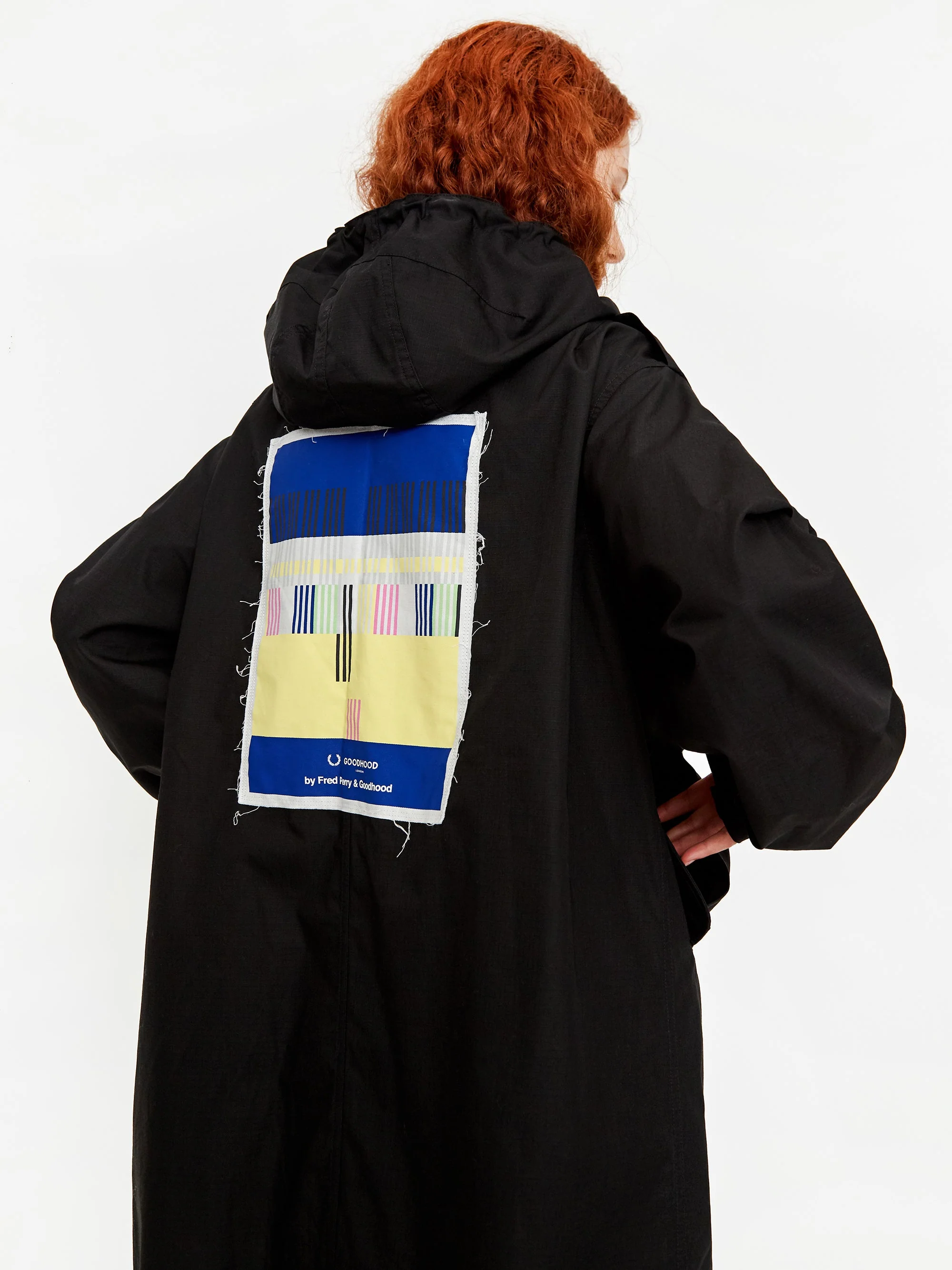 Goodhood x Fred Perry Parka - Black - Image 16