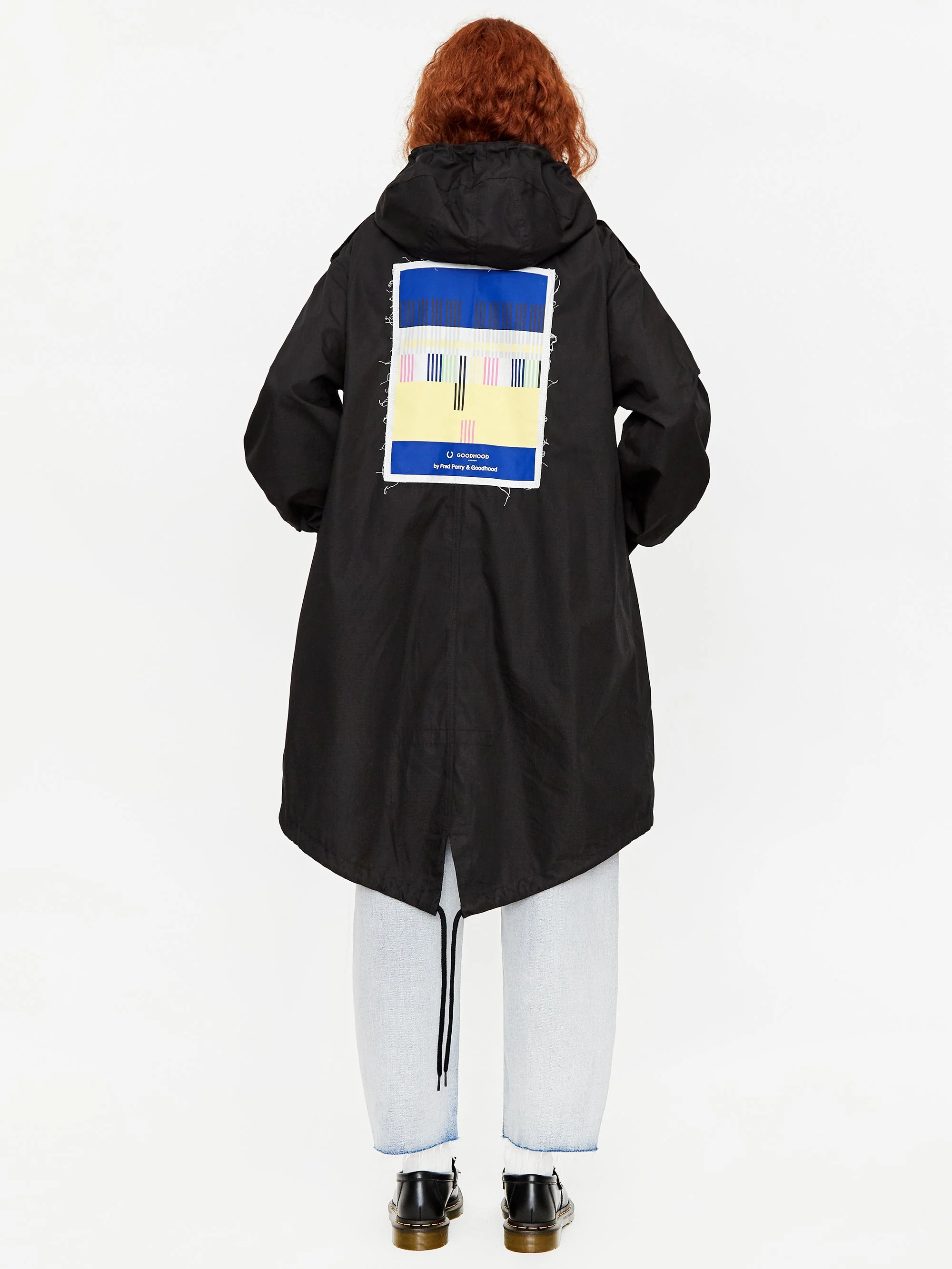 Goodhood x Fred Perry Parka - Black - Image 17