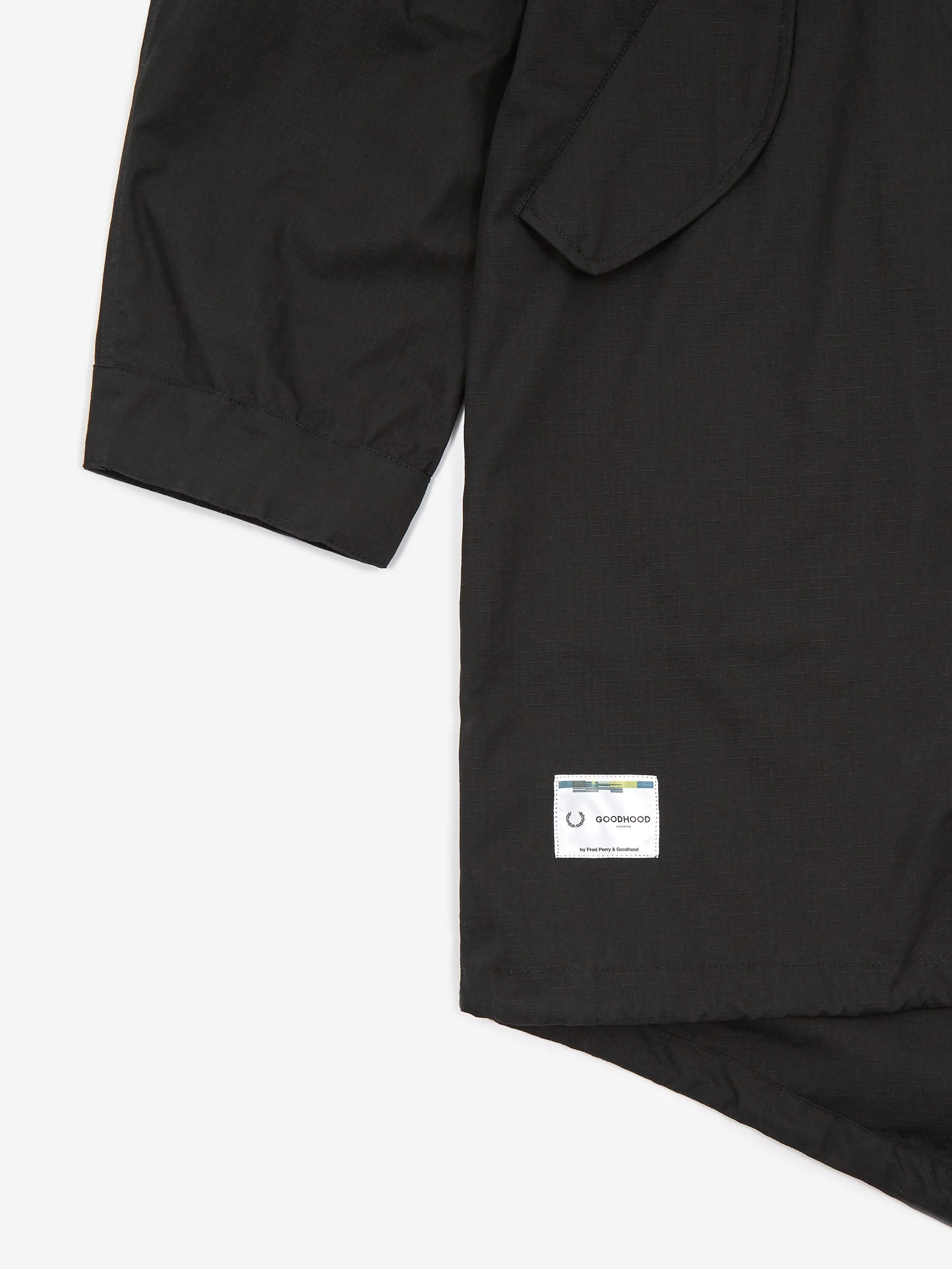 Goodhood x Fred Perry Parka - Black - Image 4