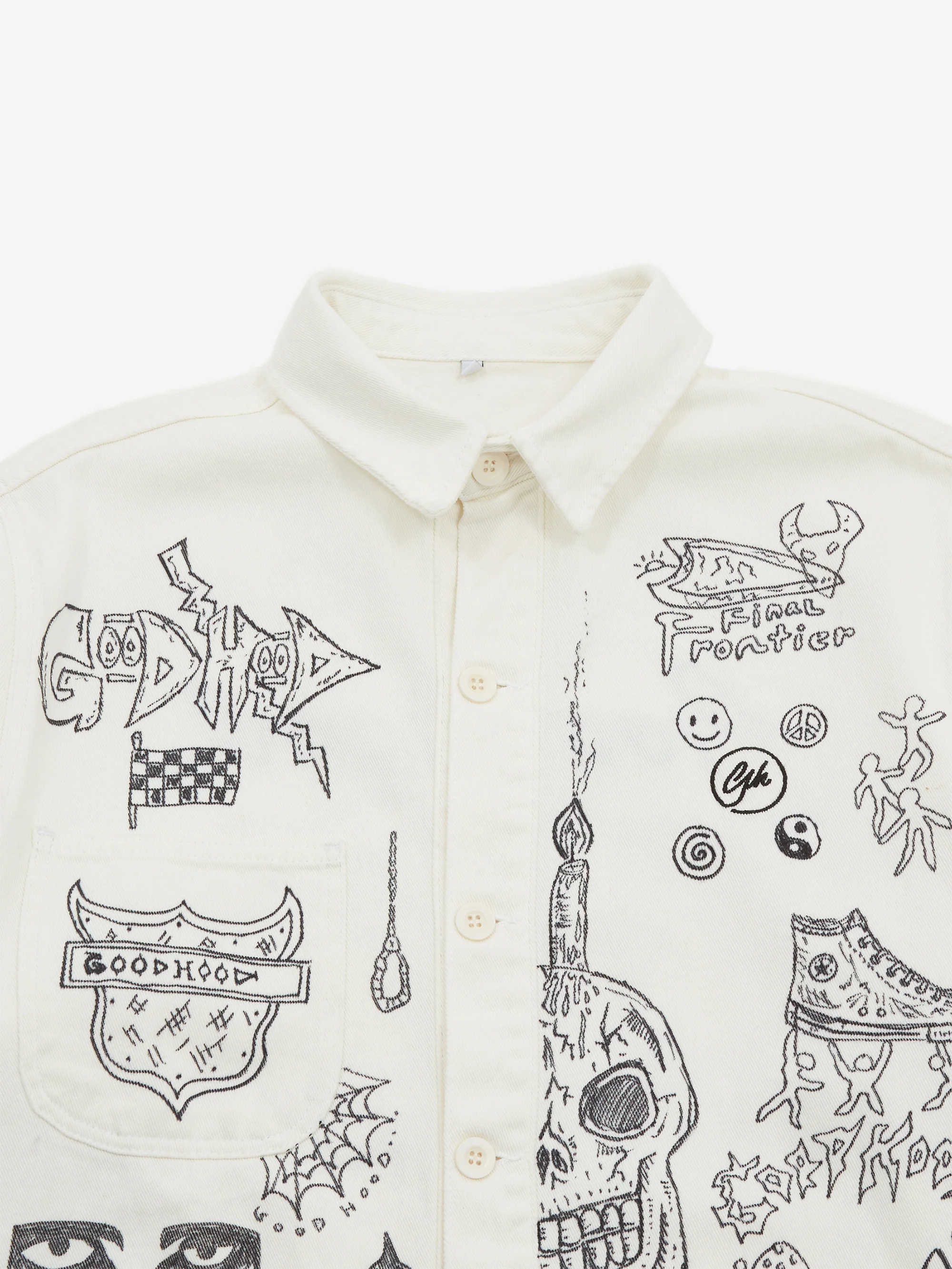 Goodhood x Rebel Yuth Hand Customised Store Worker Jacket - Large No 2 - Image 3