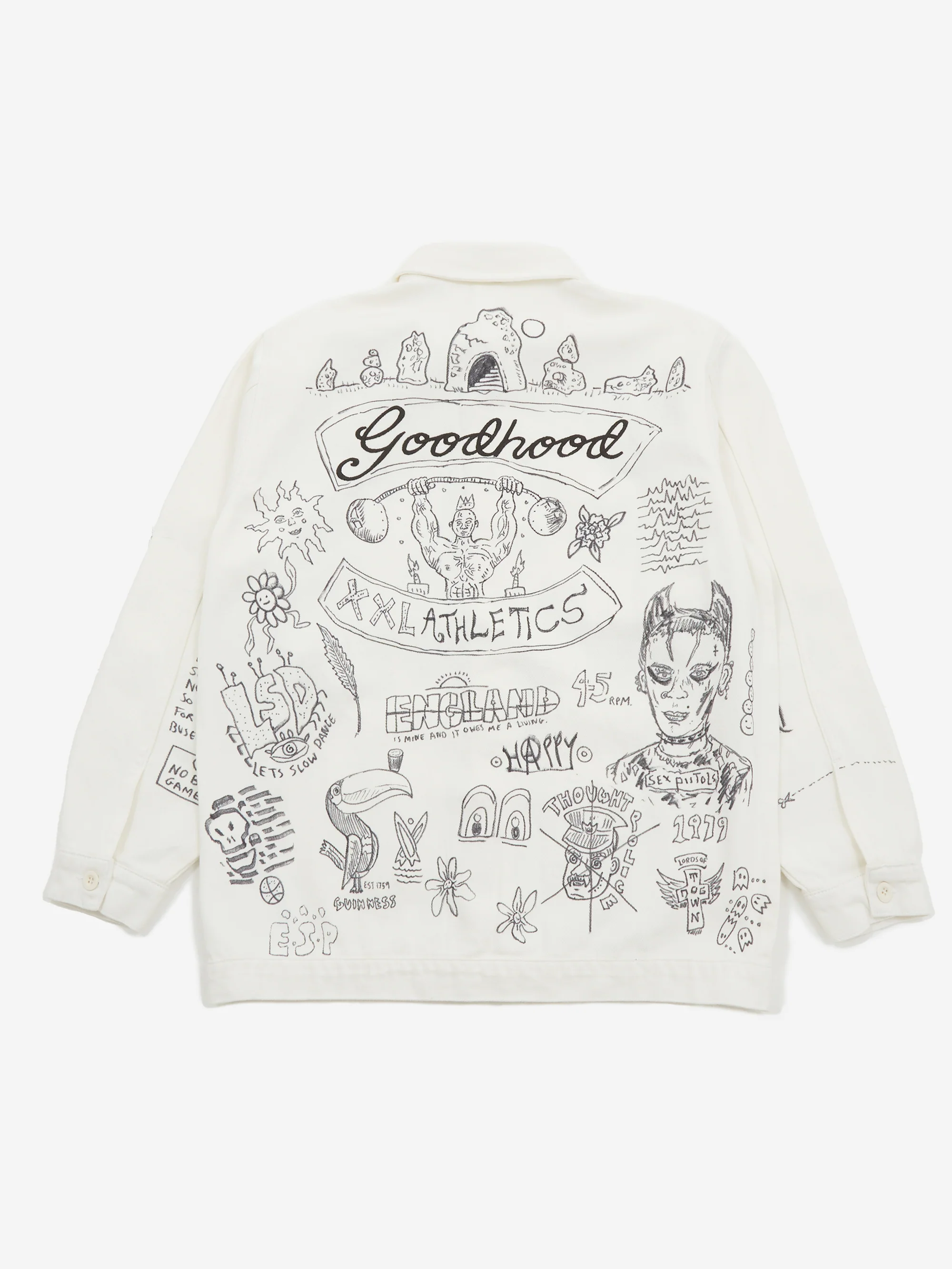 Goodhood x Rebel Yuth Hand Customised Store Worker Jacket - Large No 2 - Image 4