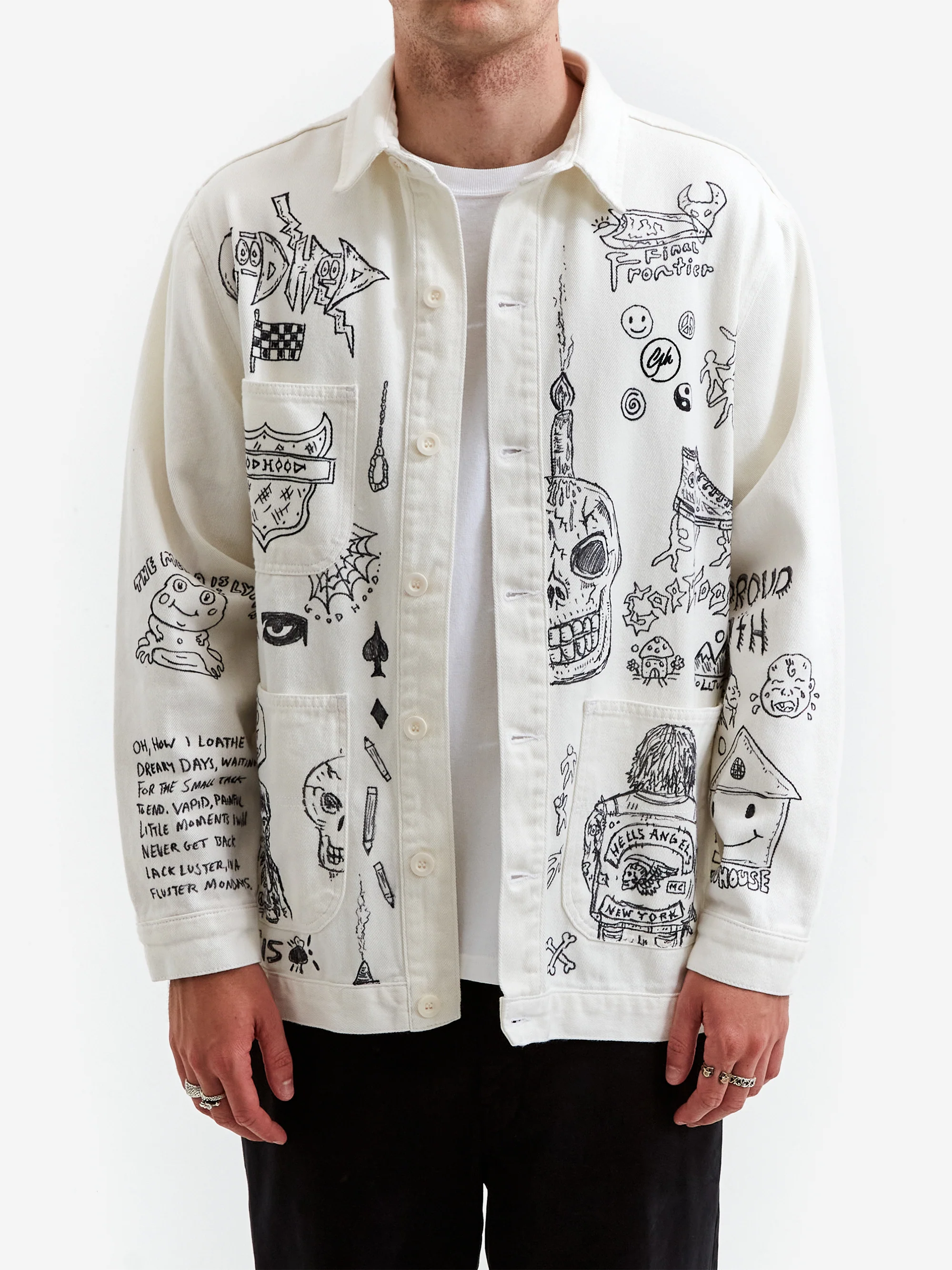 Goodhood x Rebel Yuth Hand Customised Store Worker Jacket - Large No 2 - Image 9