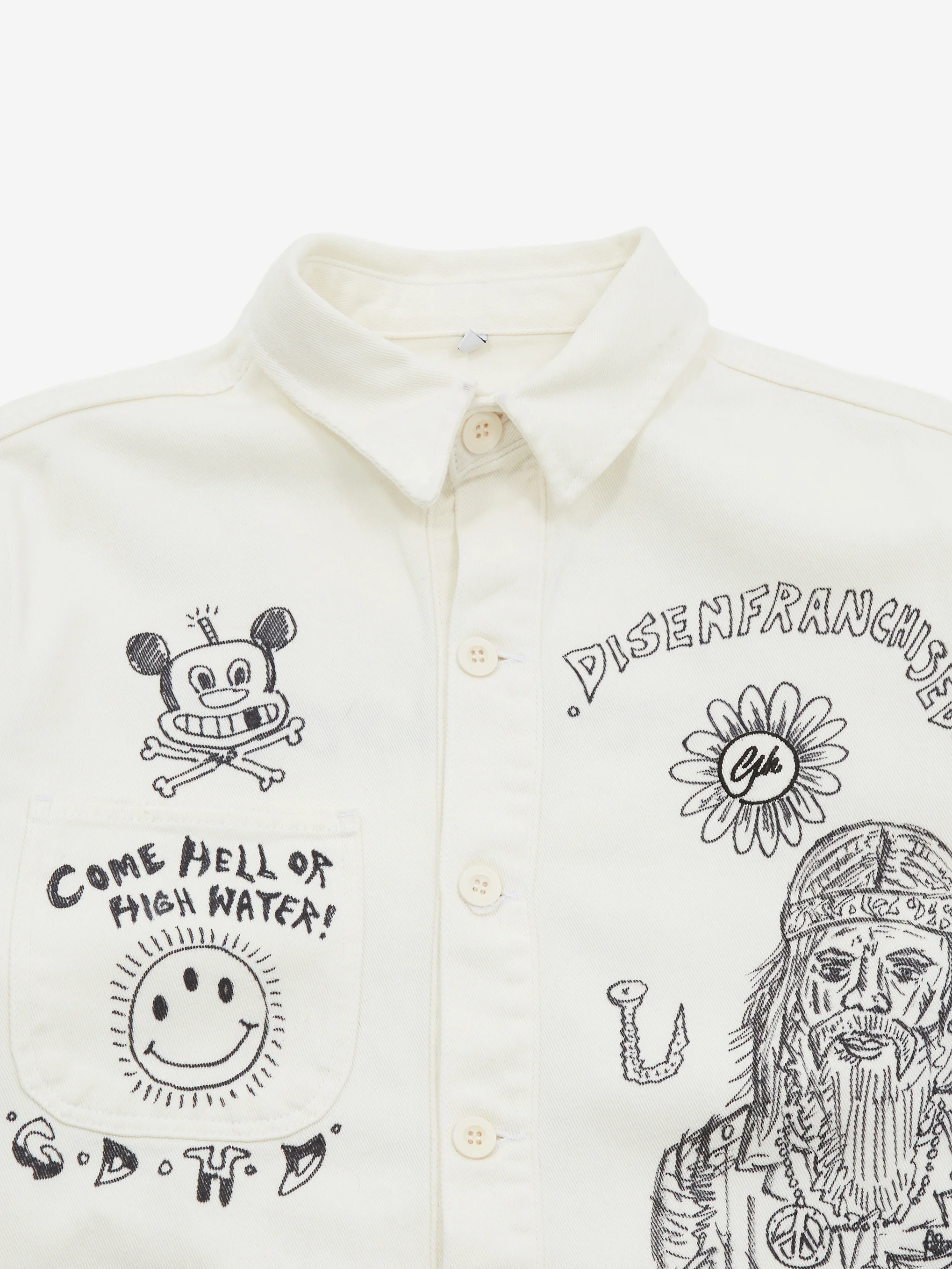 Goodhood x Rebel Yuth Hand Customised Store Worker Jacket - Medium No 2 - Image 3