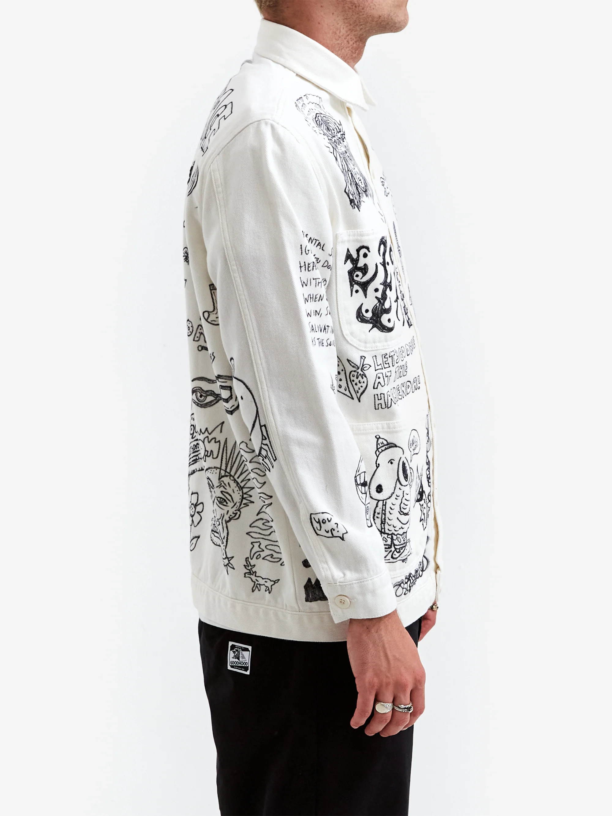 Goodhood x Rebel Yuth Hand Customised Store Worker Jacket - X-Large No 2 - Image 11