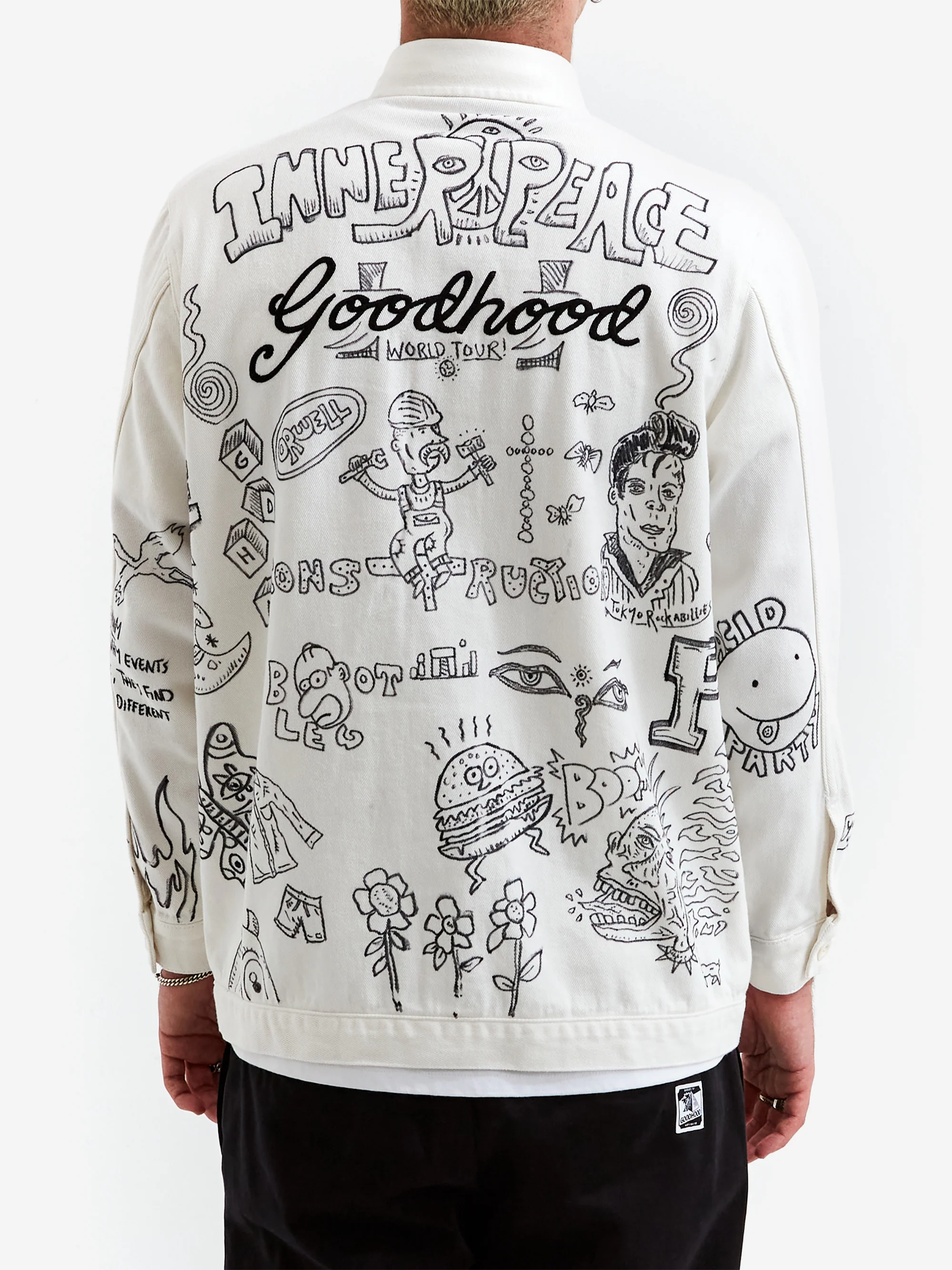 Goodhood x Rebel Yuth Hand Customised Store Worker Jacket - X-Large No 2 - Image 12
