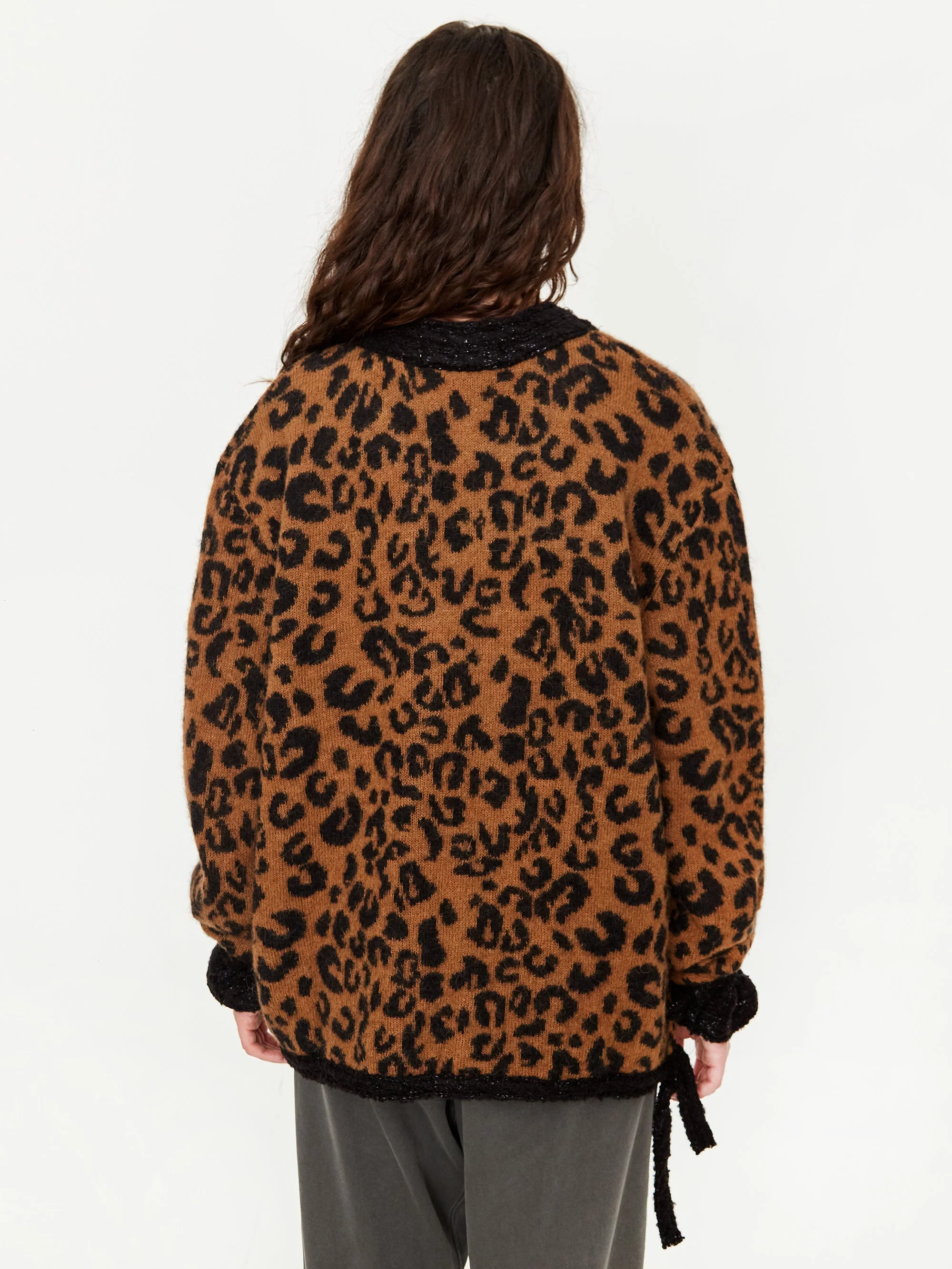 Goodhood x Stand Alone Cardigan - Leopard - Image 10