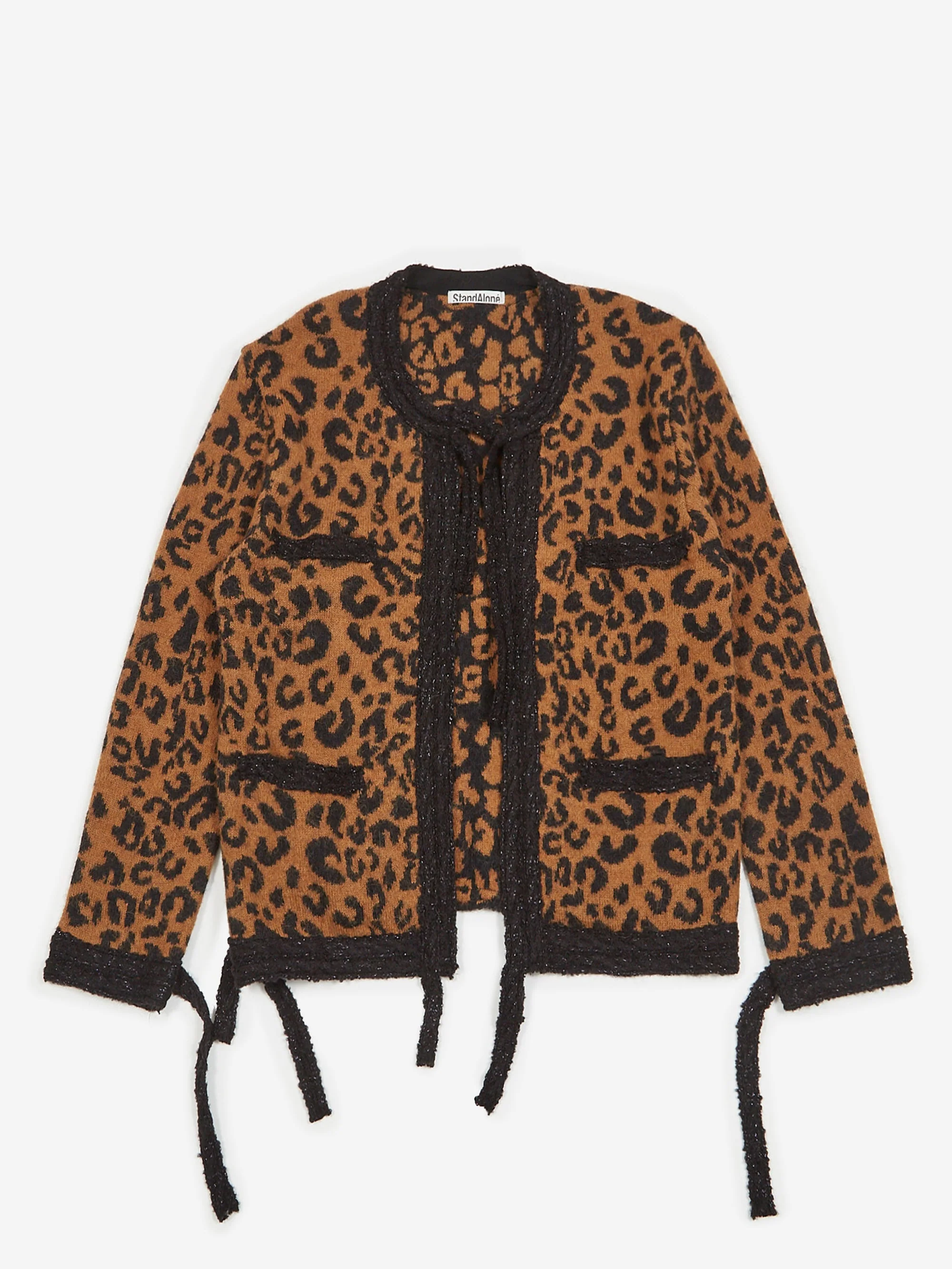 Goodhood x Stand Alone Cardigan - Leopard - Image 11