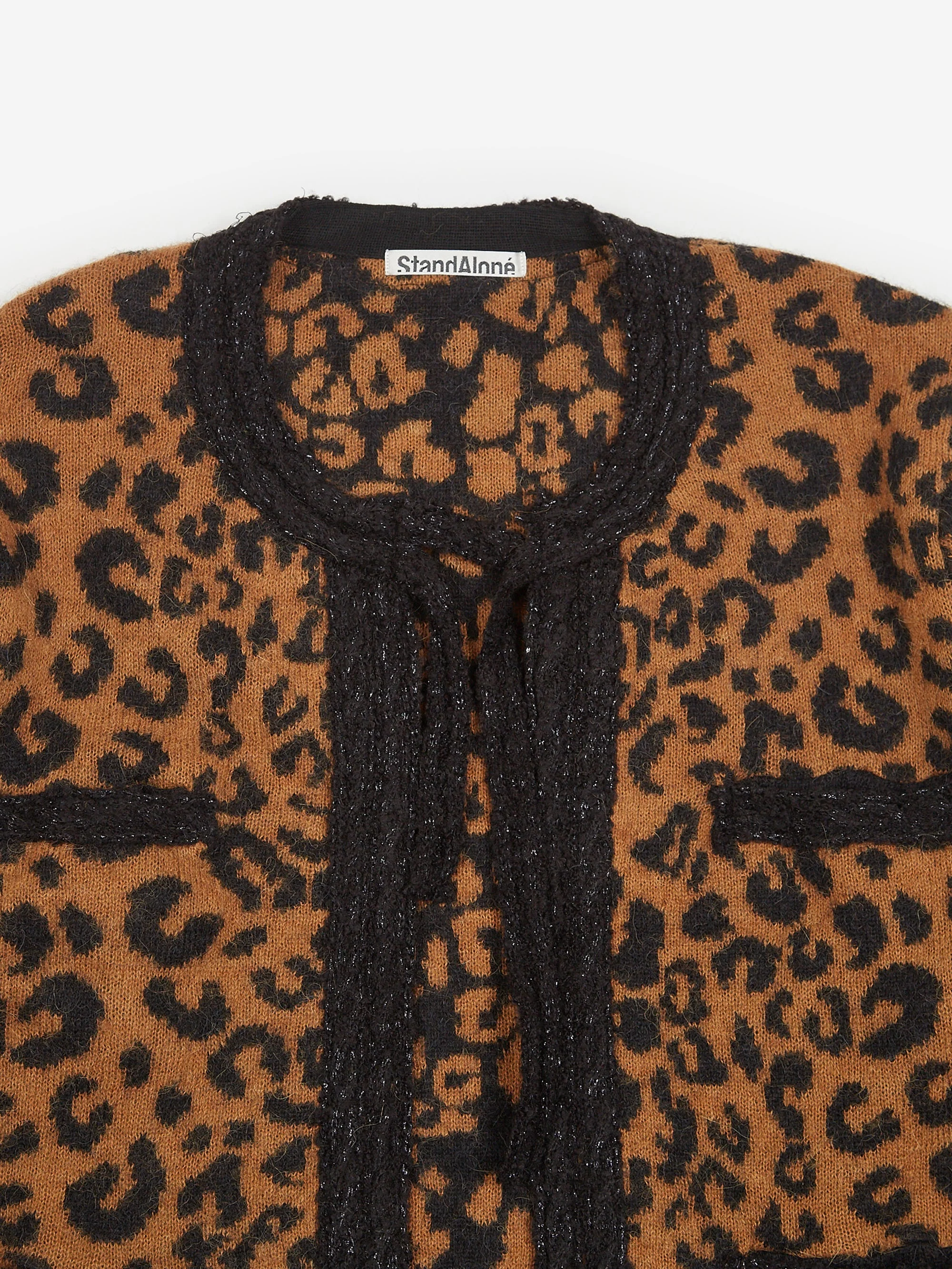 Goodhood x Stand Alone Cardigan - Leopard - Image 12