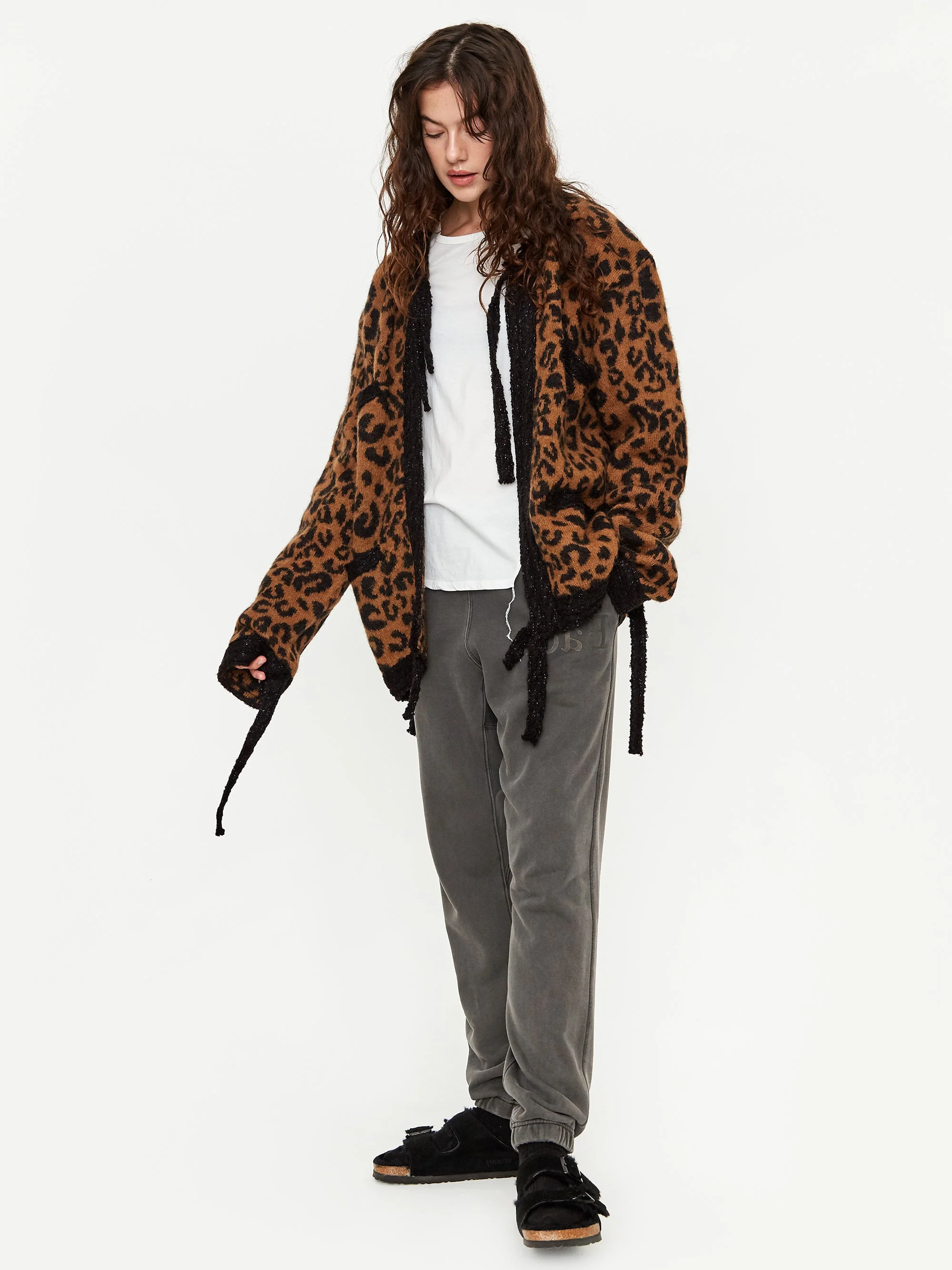 Goodhood x Stand Alone Cardigan - Leopard - Image 3