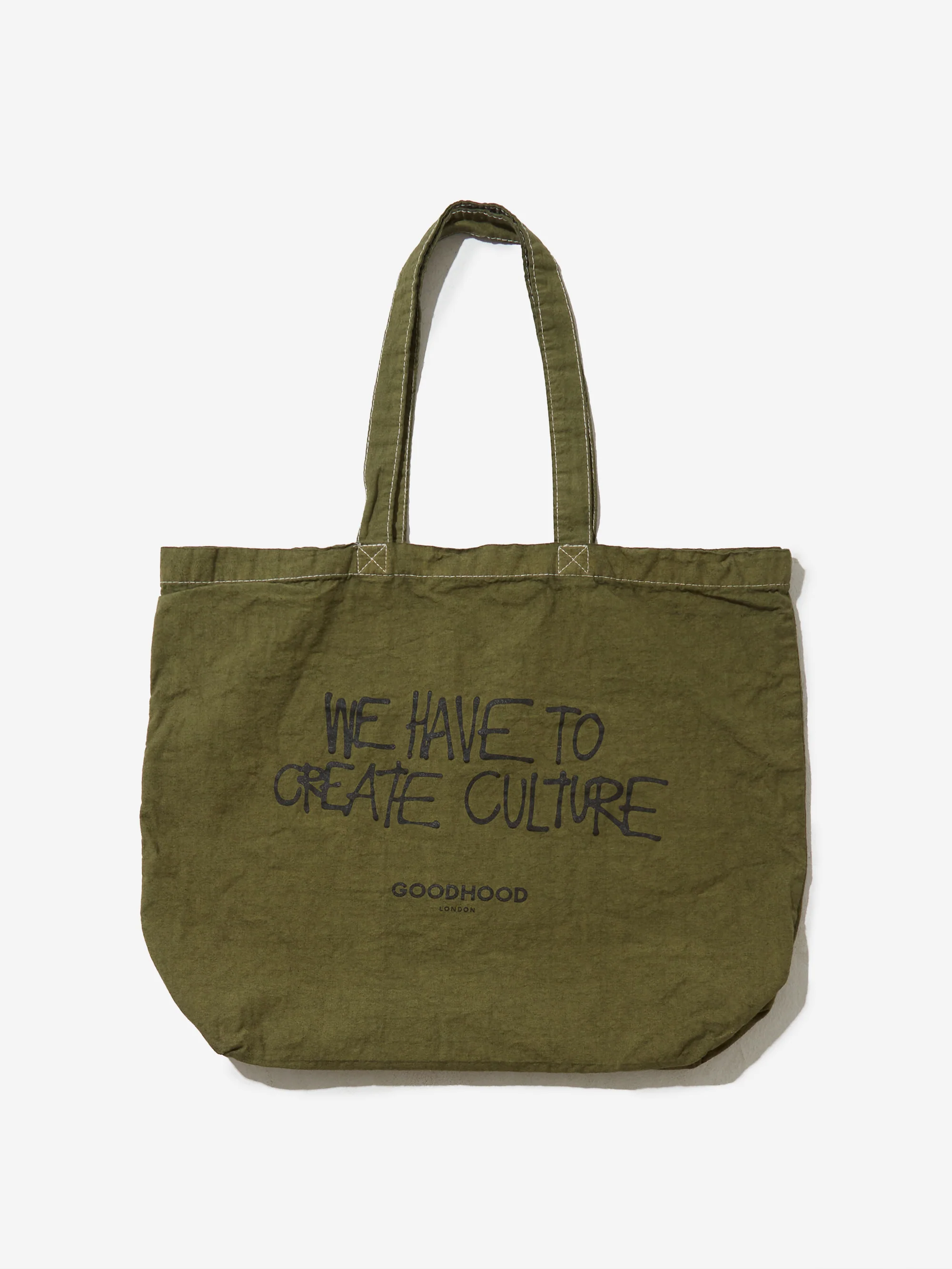Goods by Goodhood Create Culture Tote Bag - Olive