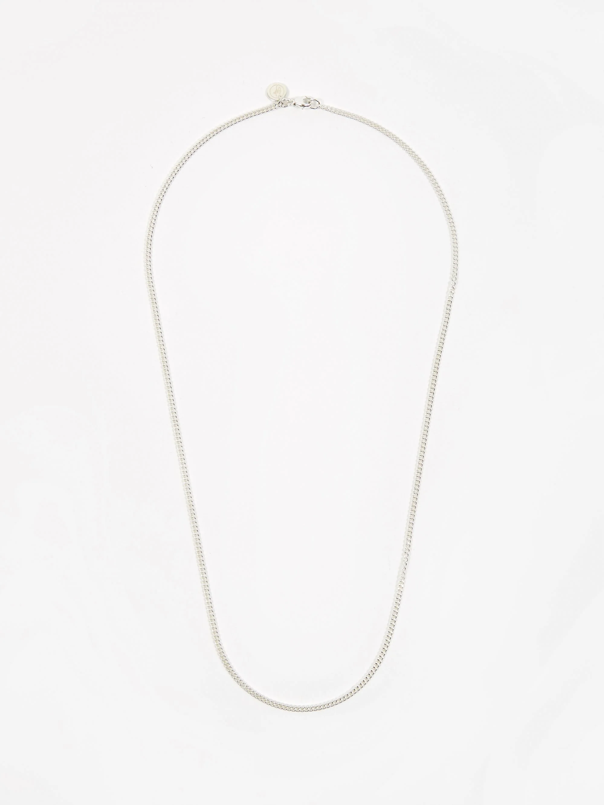 Goodhood Worldwide Curb Chain / Silver / 2.1mm Gauge / 50cm - 50cm - Image 4