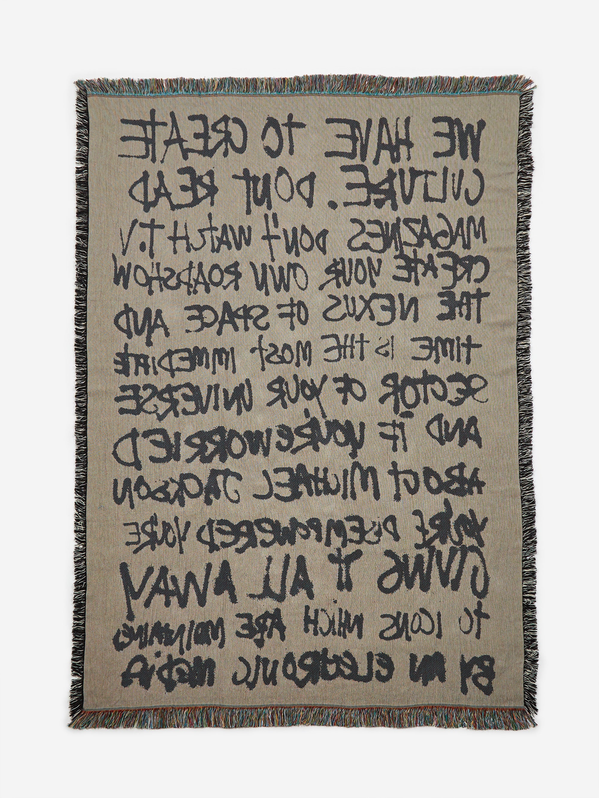Goodhood Lifestore Art Wall Tapestry Blanket  - Create Culture Print - Image 3