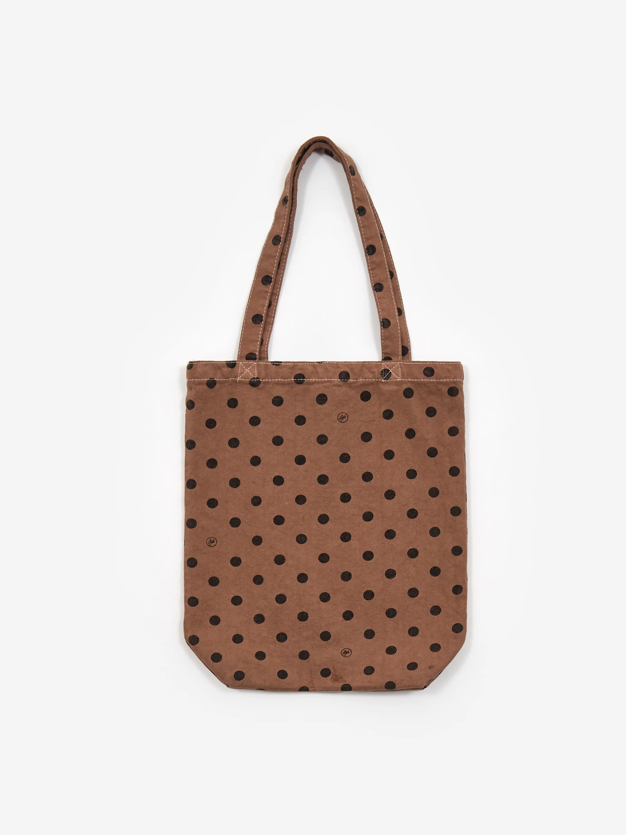 Goods by Goodhood Polka Dot Tote Bag - Tobacco Brown