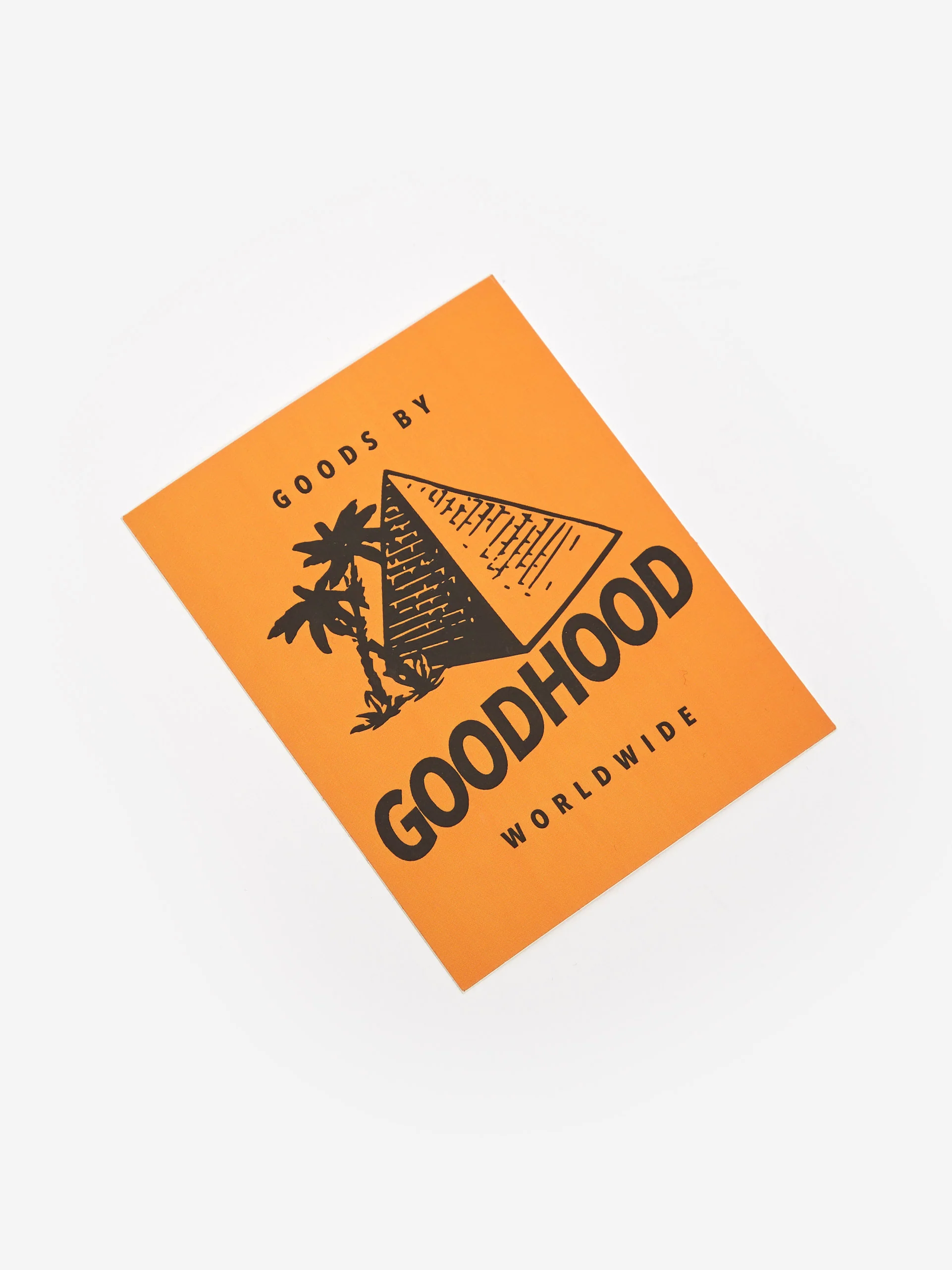 Goods by Goodhood Pyramid Sticker - Orange - Image 3