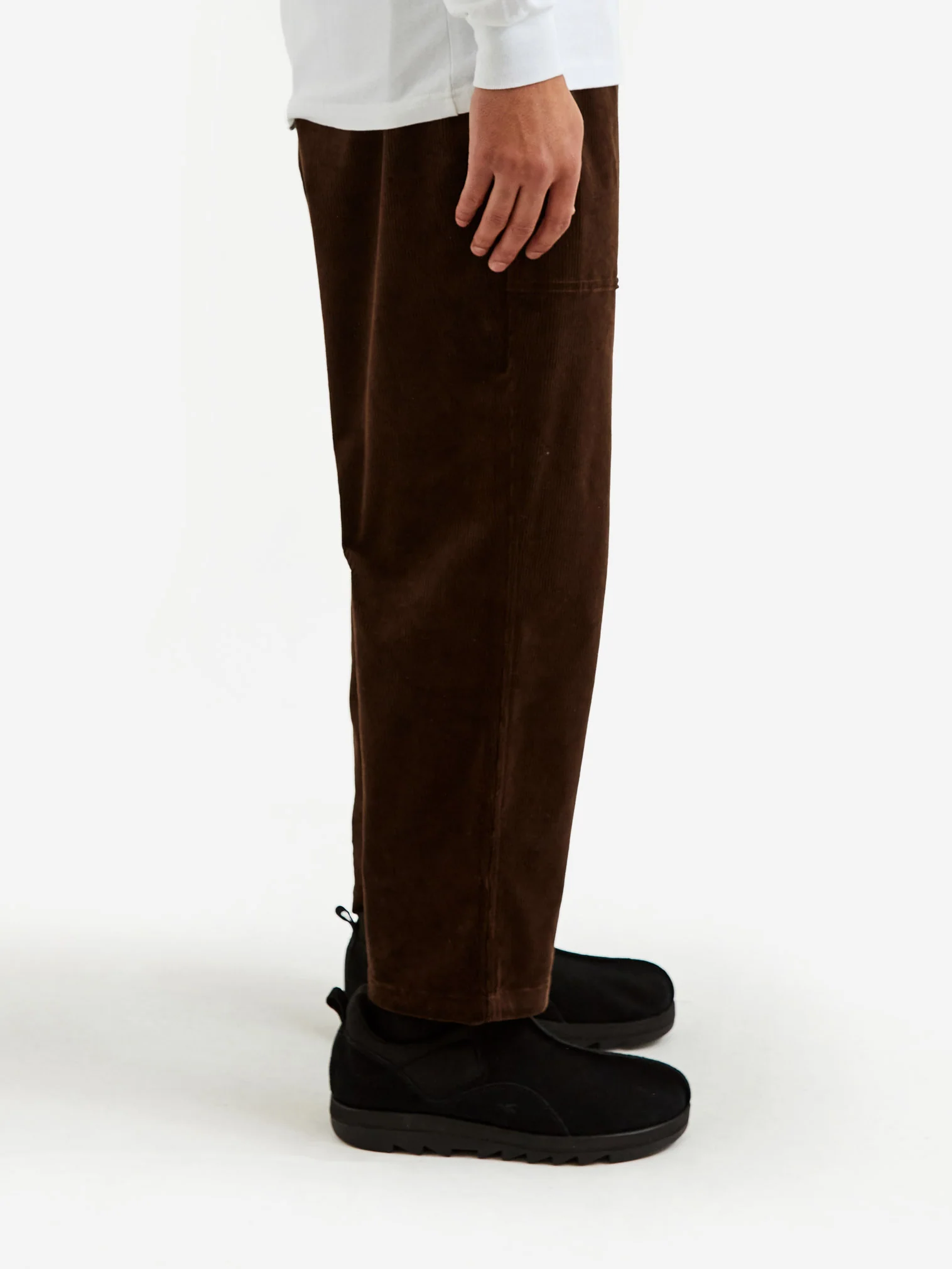 Gramicci Corduroy Loose Tapered Pant - Dark Brown - Image 7