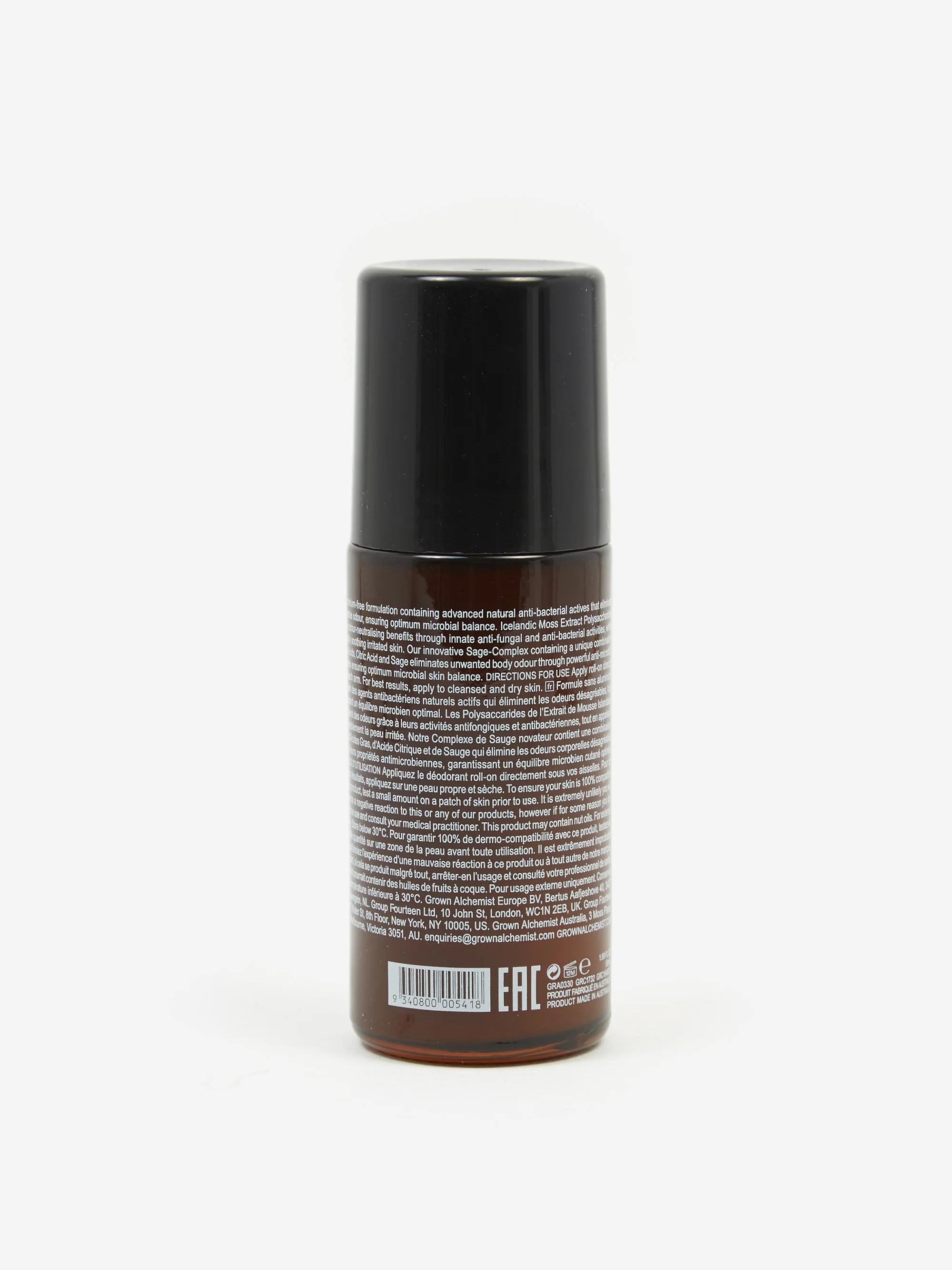 Grown Alchemist Roll-On Deodorant: Icelandic Moss Extract, Sage Complex - 50ml - Image 5