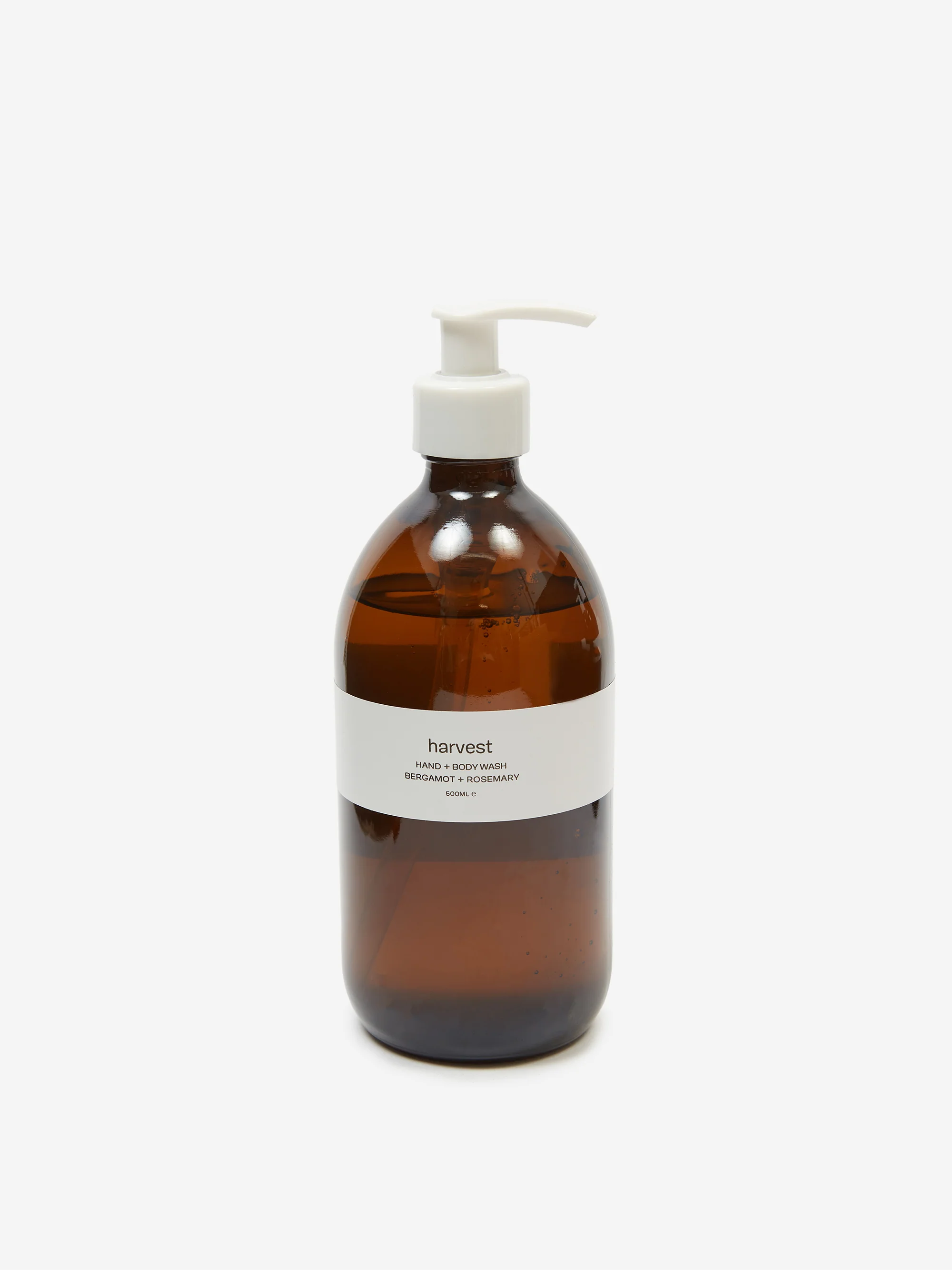 Harvest Skincare Bergamot & Rosemary Hand/Body Wash - 500ml