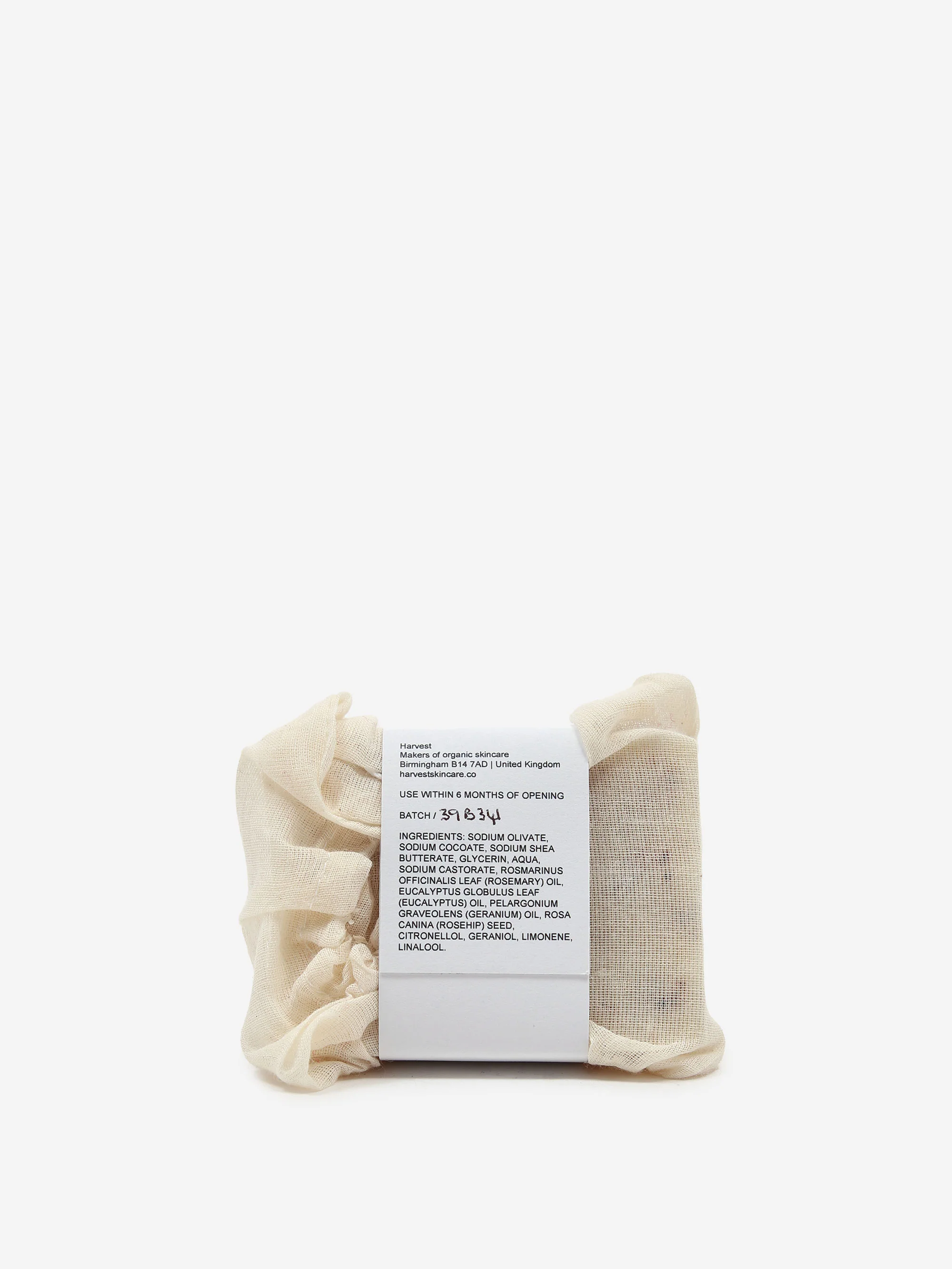 Harvest Skincare Rosehip & Eucalyptus Bar Soap - Image 2