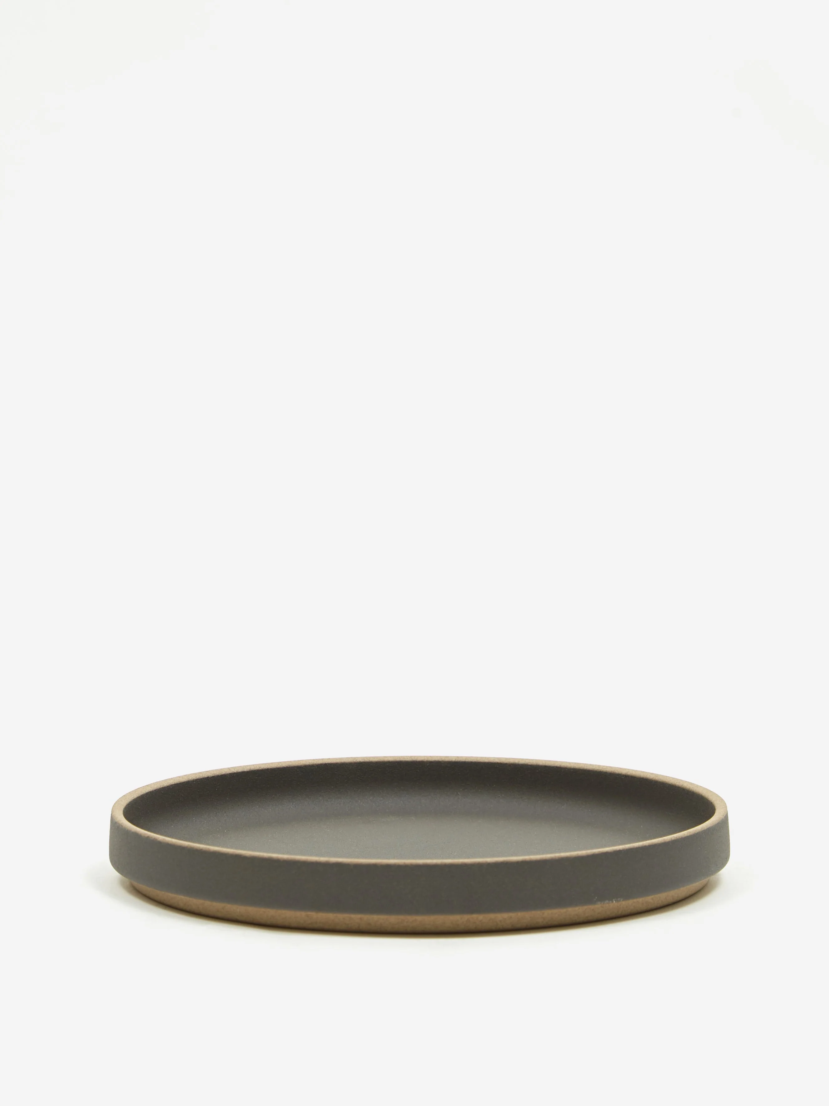 Hasami Porcelain Plate Black - 185x21