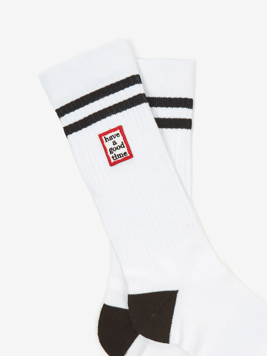 Have A Good Time Frame Line Sock - White - Image 2