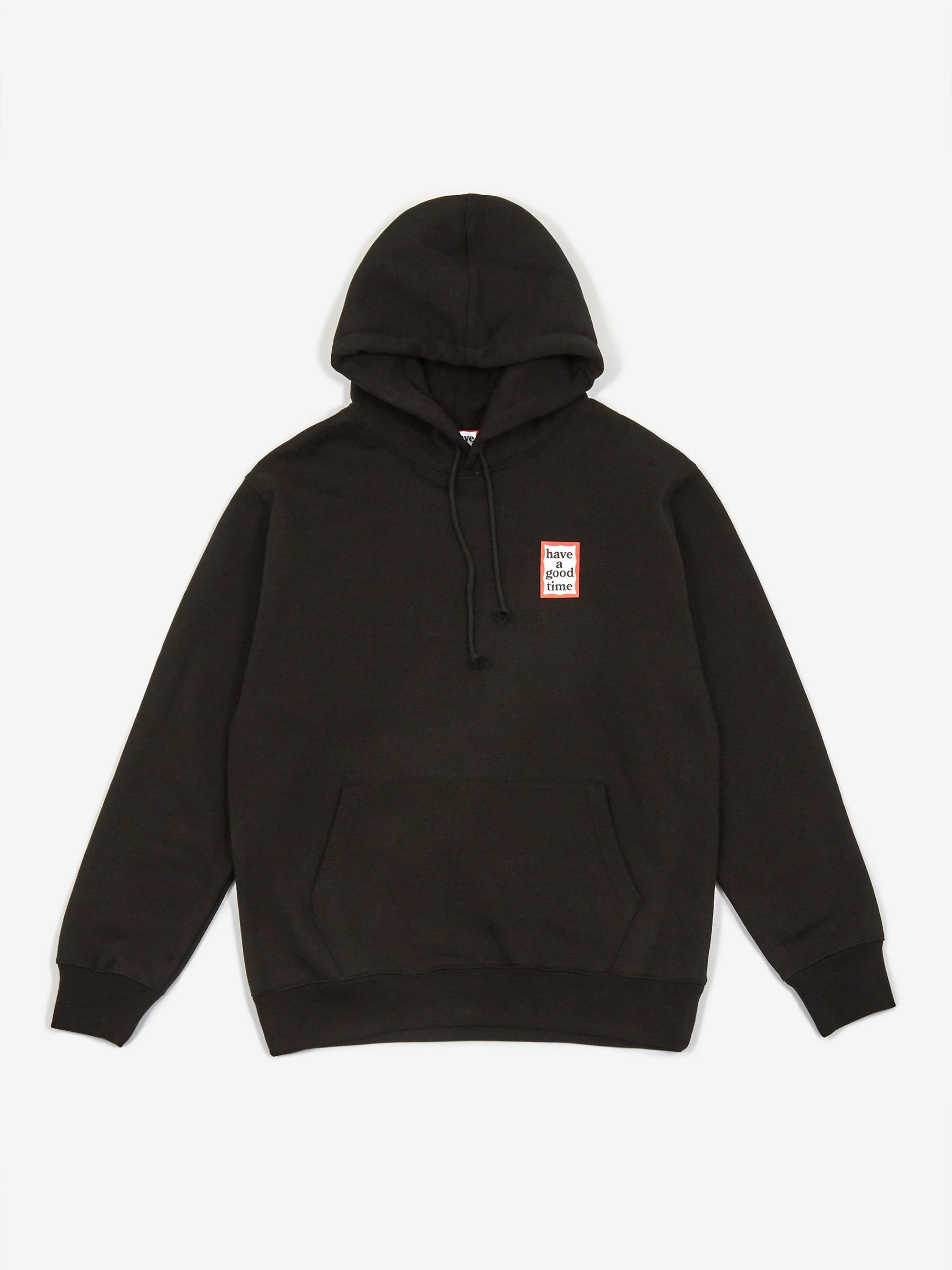 Have A Good Time Mini Frame Pullover Hoodie - Black