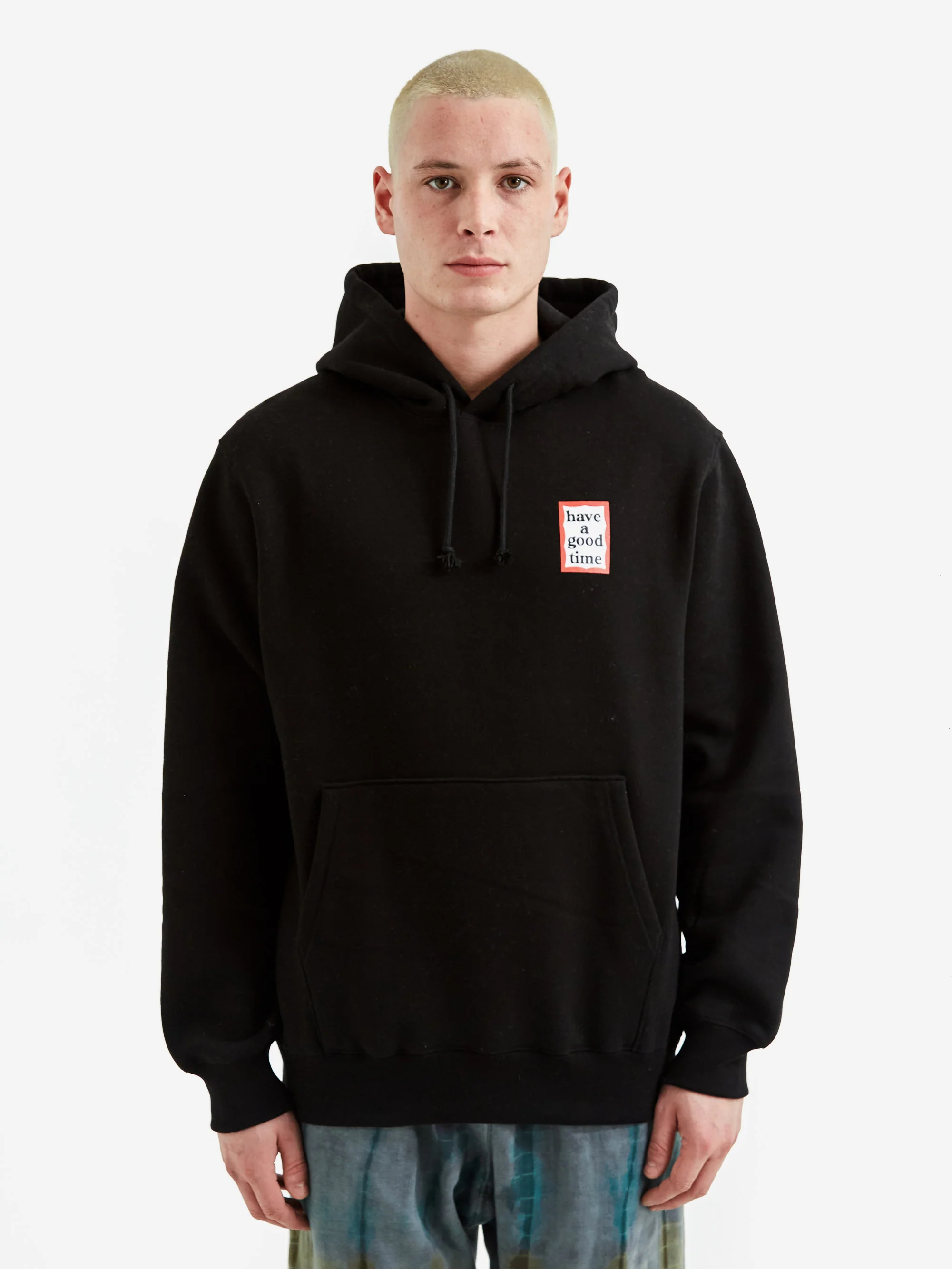 Have A Good Time Mini Frame Pullover Hoodie - Black - Image 2