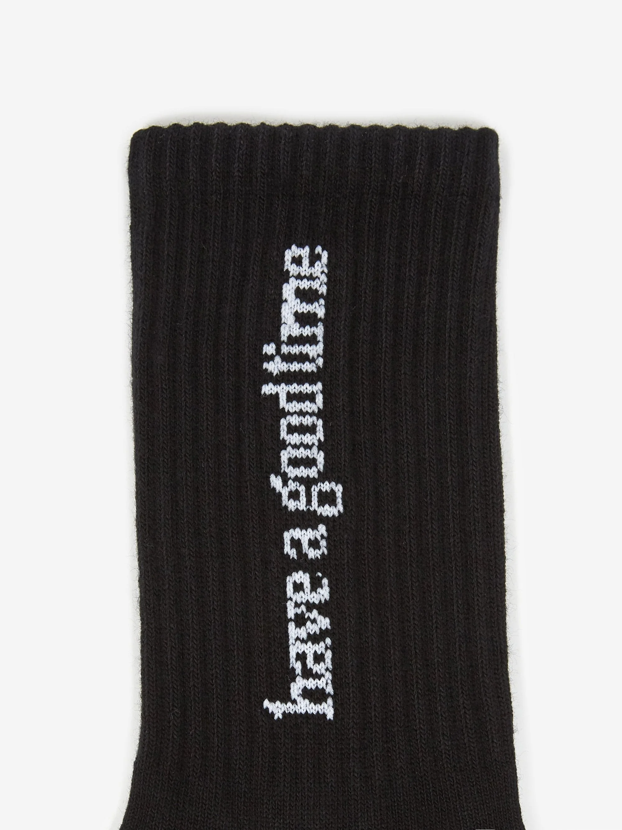 Have A Good Time Side Logo Sock - Black - Image 2
