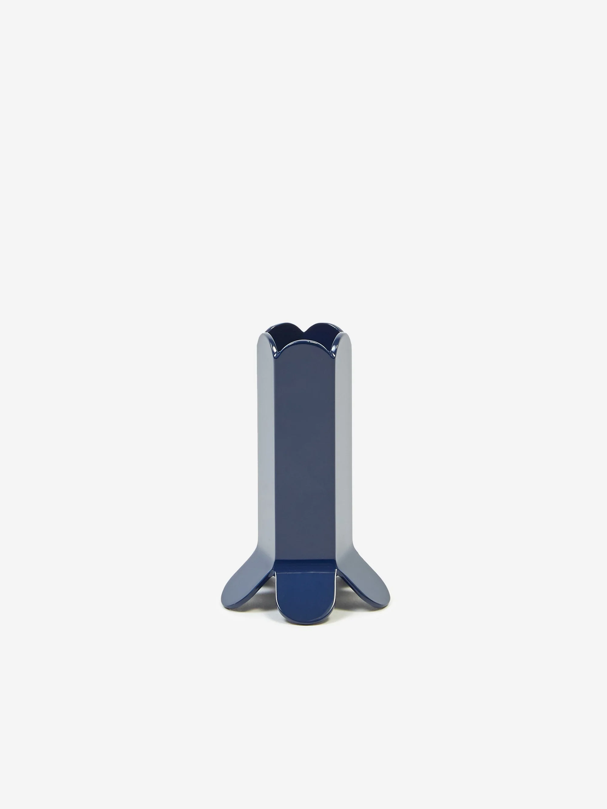 Hay Arcs Small Candleholder - Dark Blue