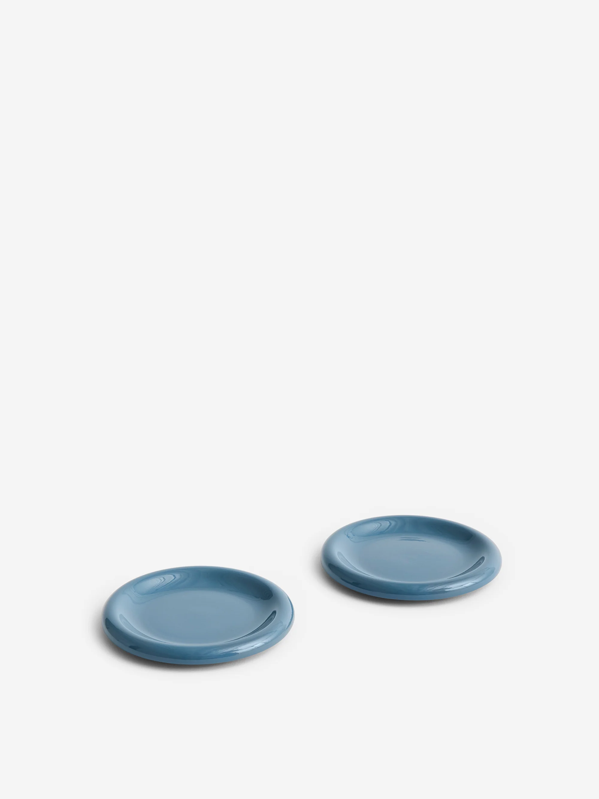 HAY Barro Plate Set of 2 - 18cm - Dark Blue