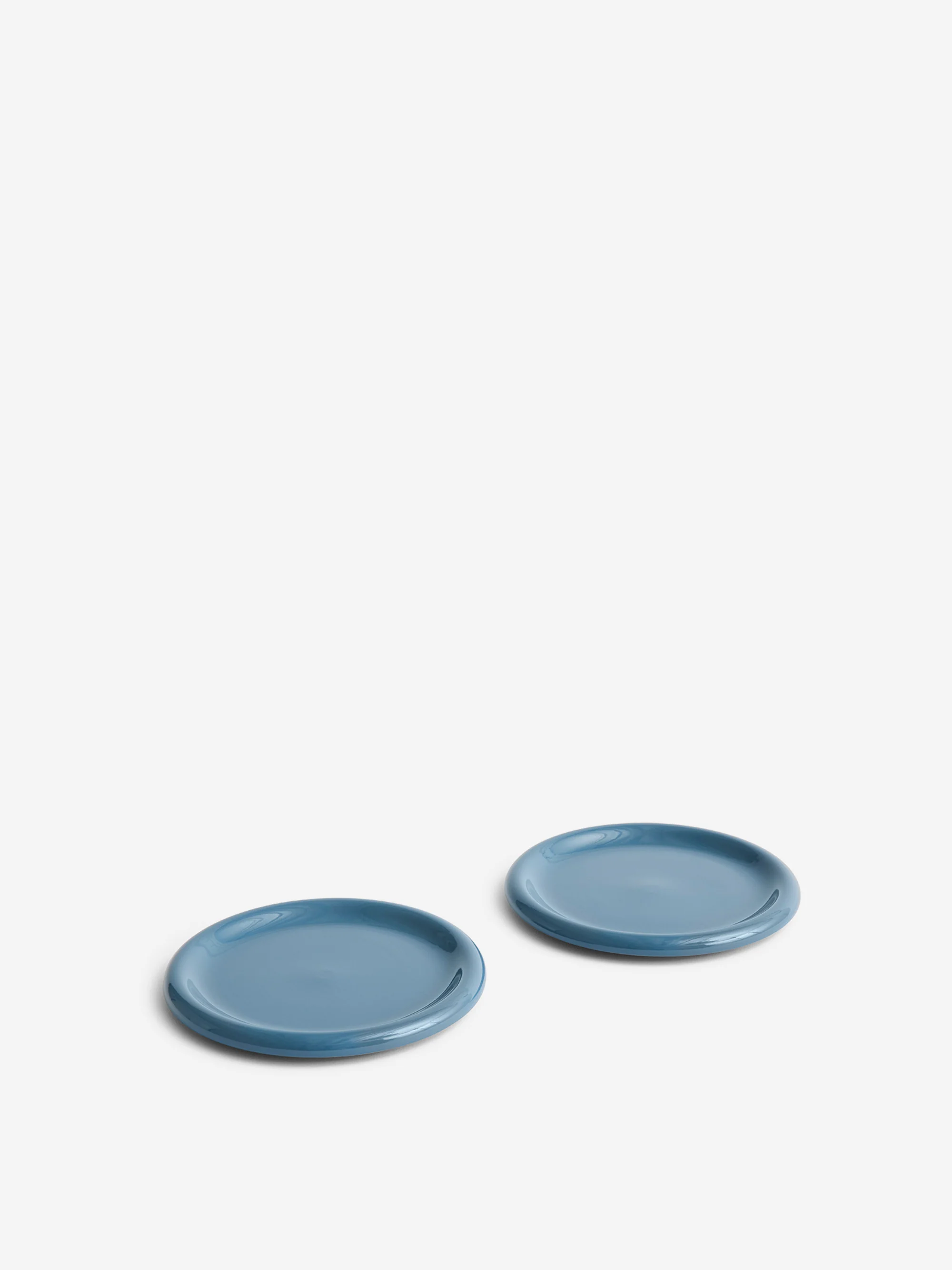 HAY Barro Plate Set of 2 - 24cm - Dark Blue