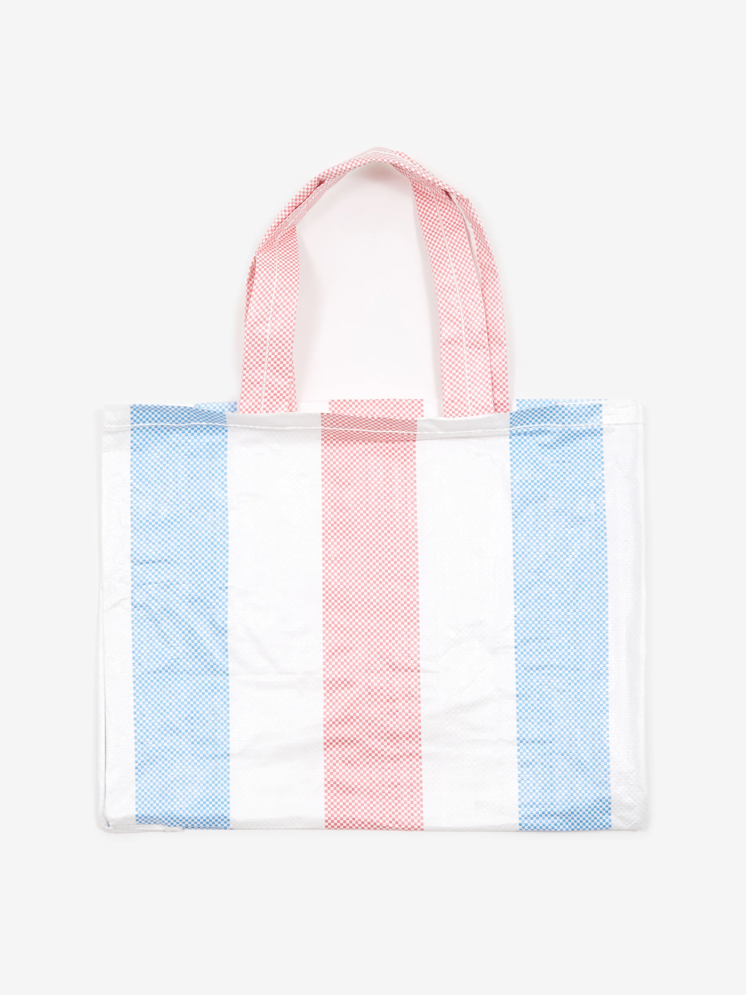 HAY Candy Stripe Shopper Bag Medium - Blue/Red/White - Image 3