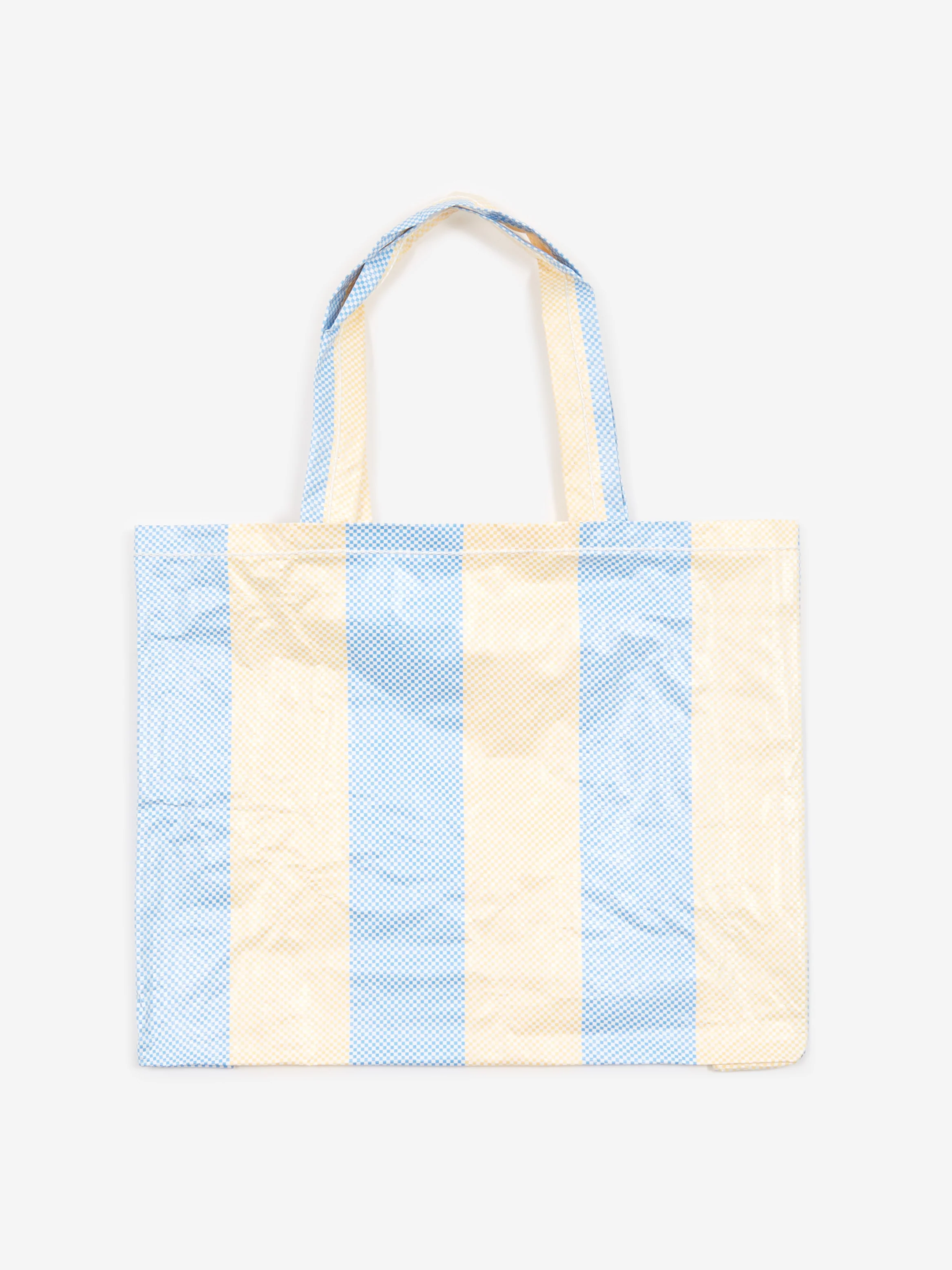 HAY Candy Stripe Shopper Bag Medium - Yellow/Blue - Image 3