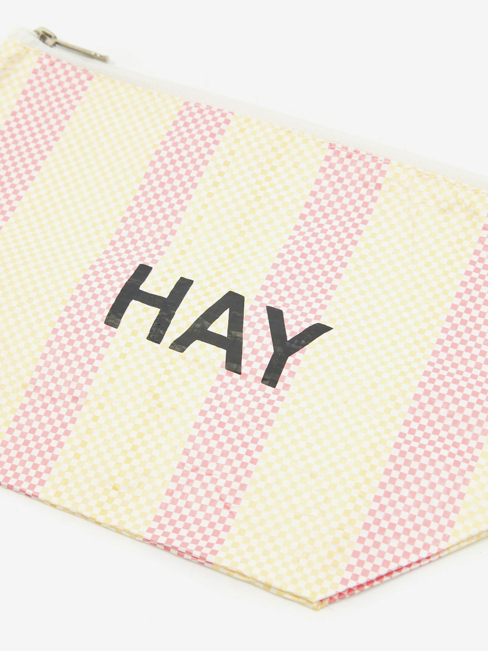 HAY Candy Stripe Wash Bag - Red/Yellow - Image 2
