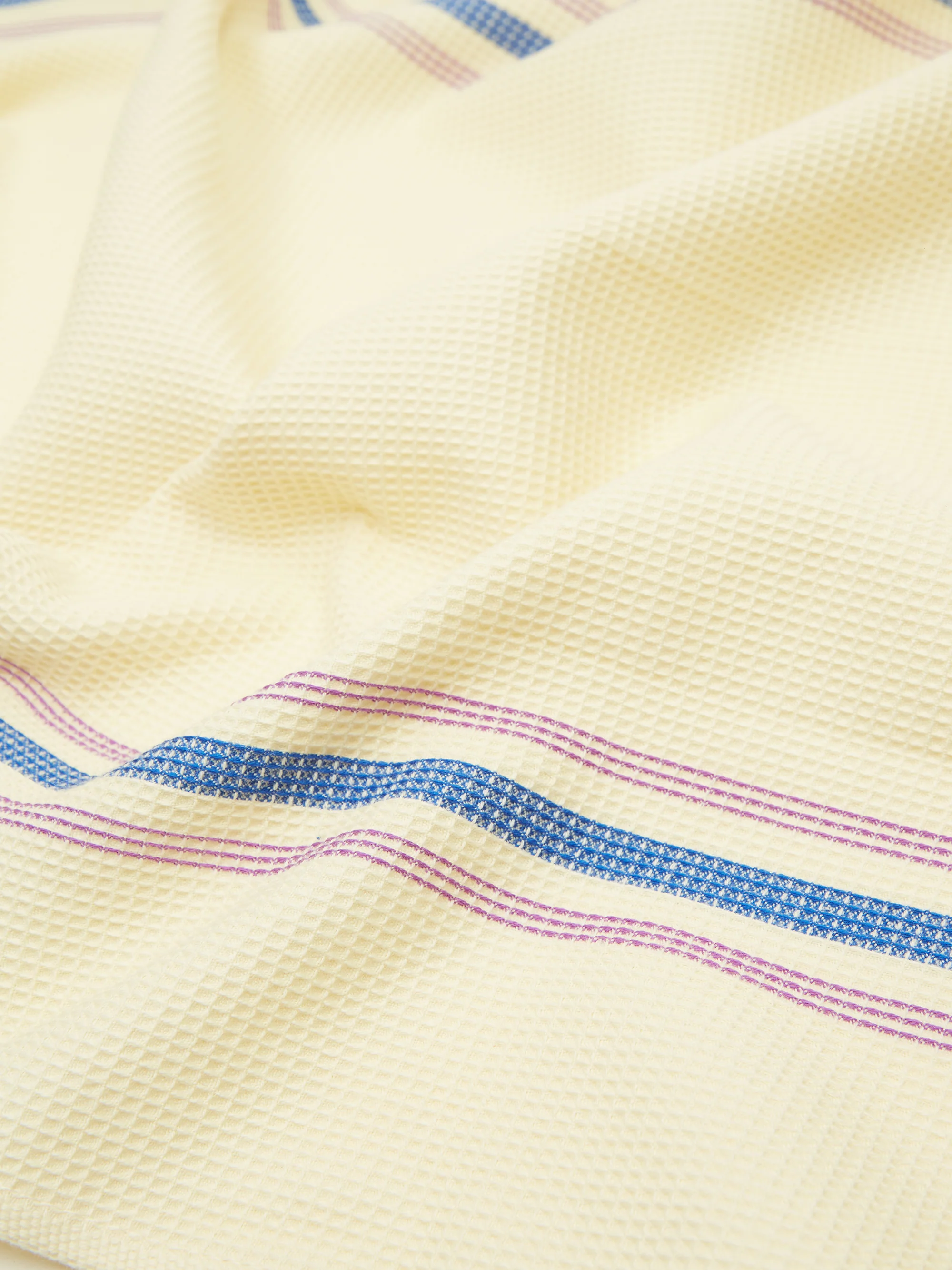 HAY Canteen Tea Towel - Cream/Blue - Image 2