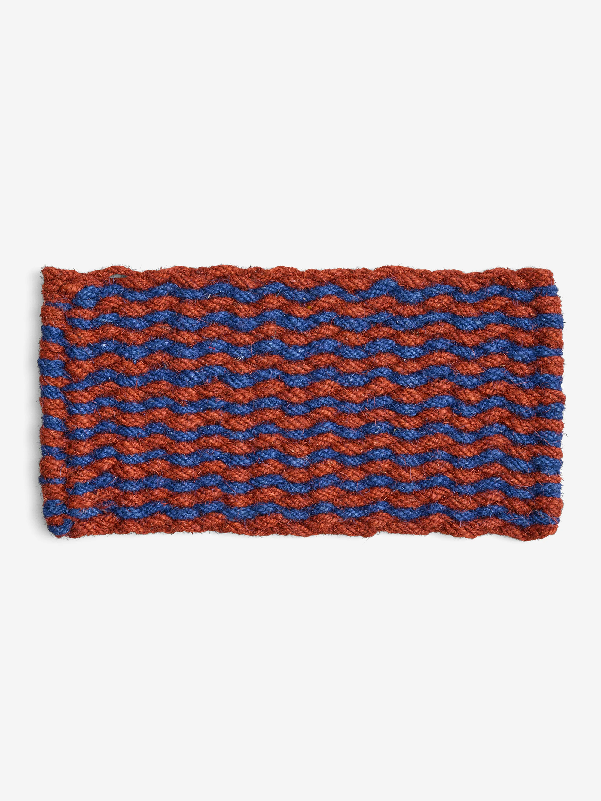 HAY Coco Door Mat-Stripe - Brown/Navy