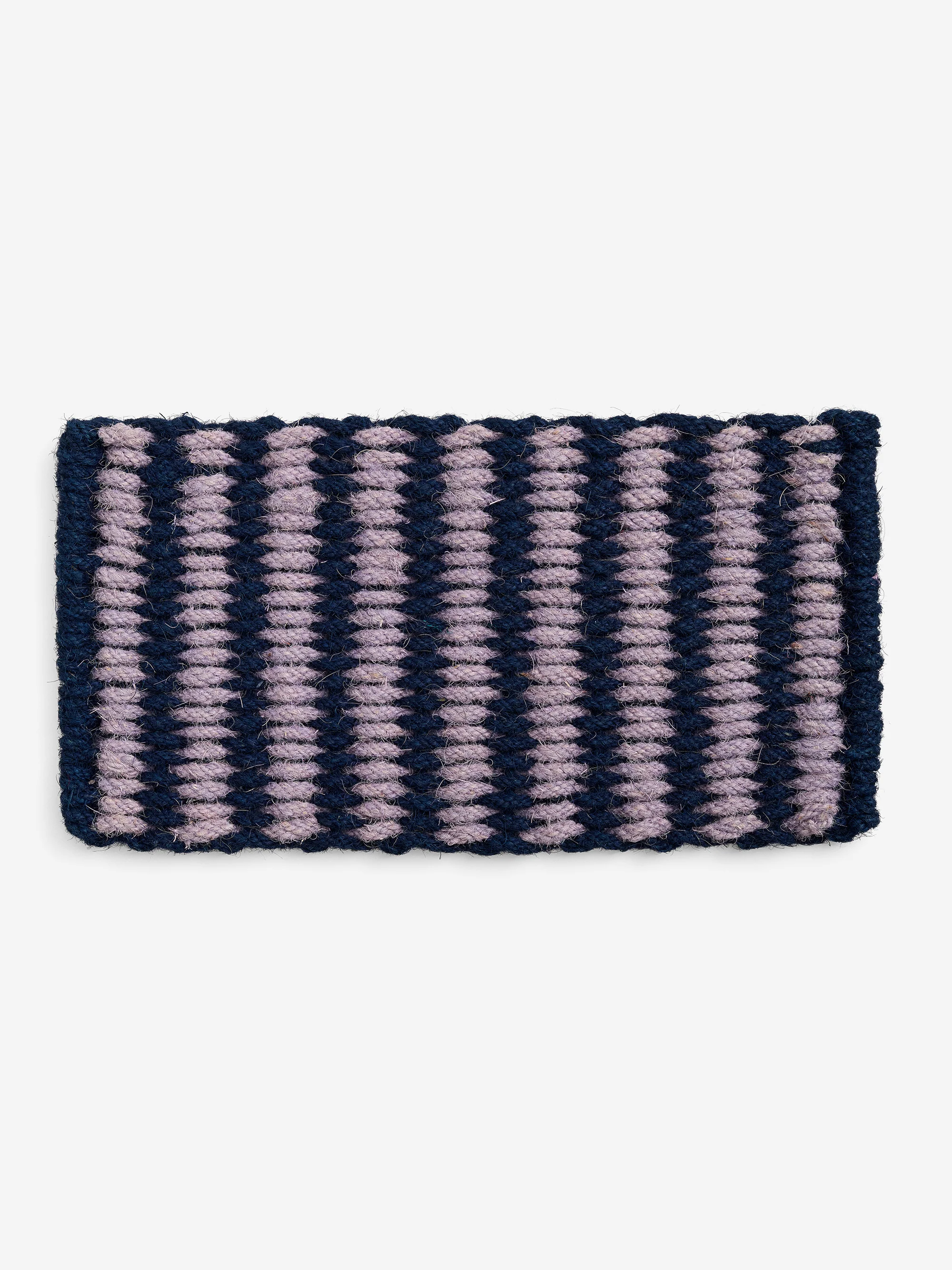 HAY Coco Door Mat-Stripe - Lavender/Navy