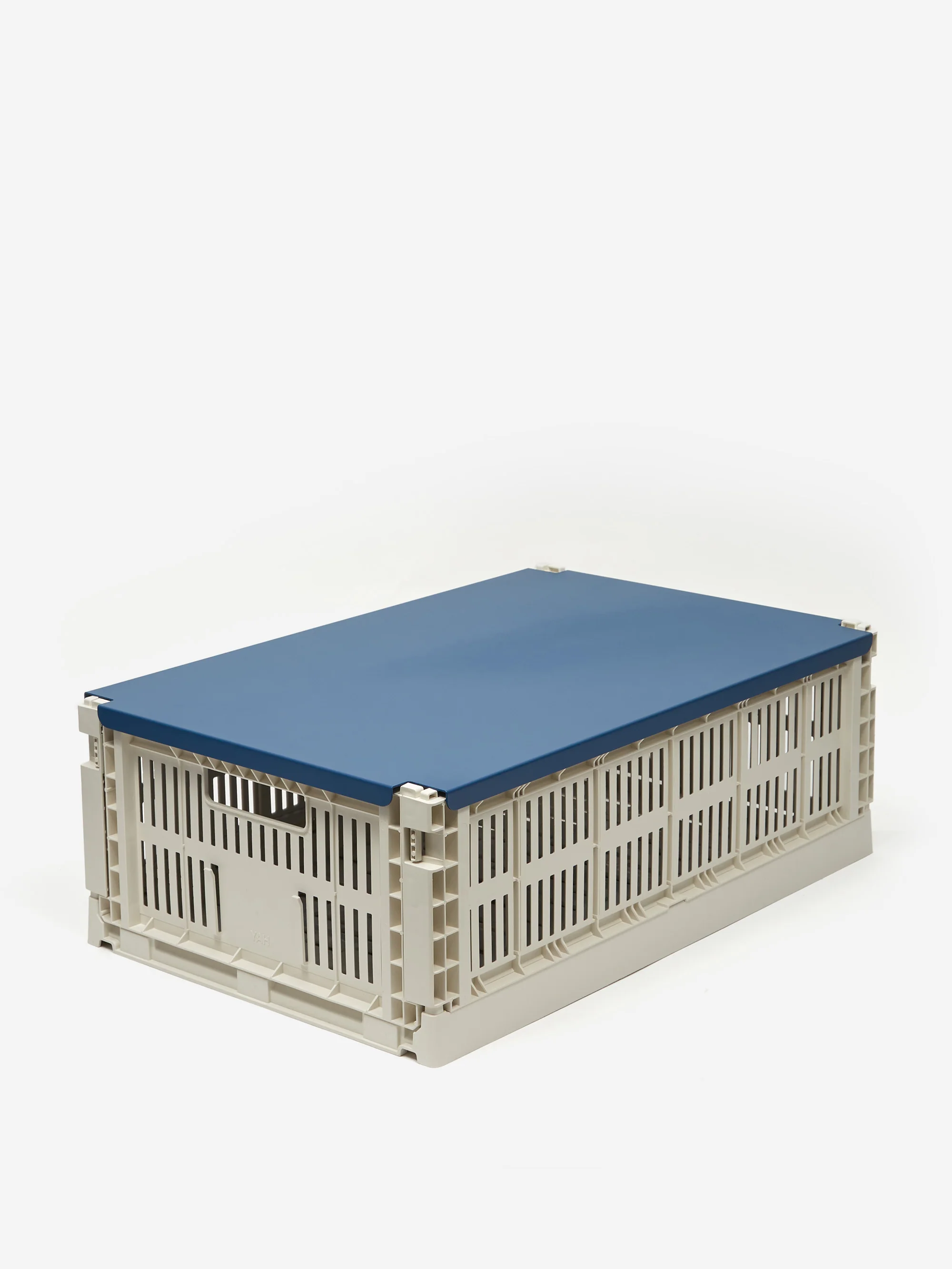 HAY Colour Crate Lid Large - Dark Blue - Image 2