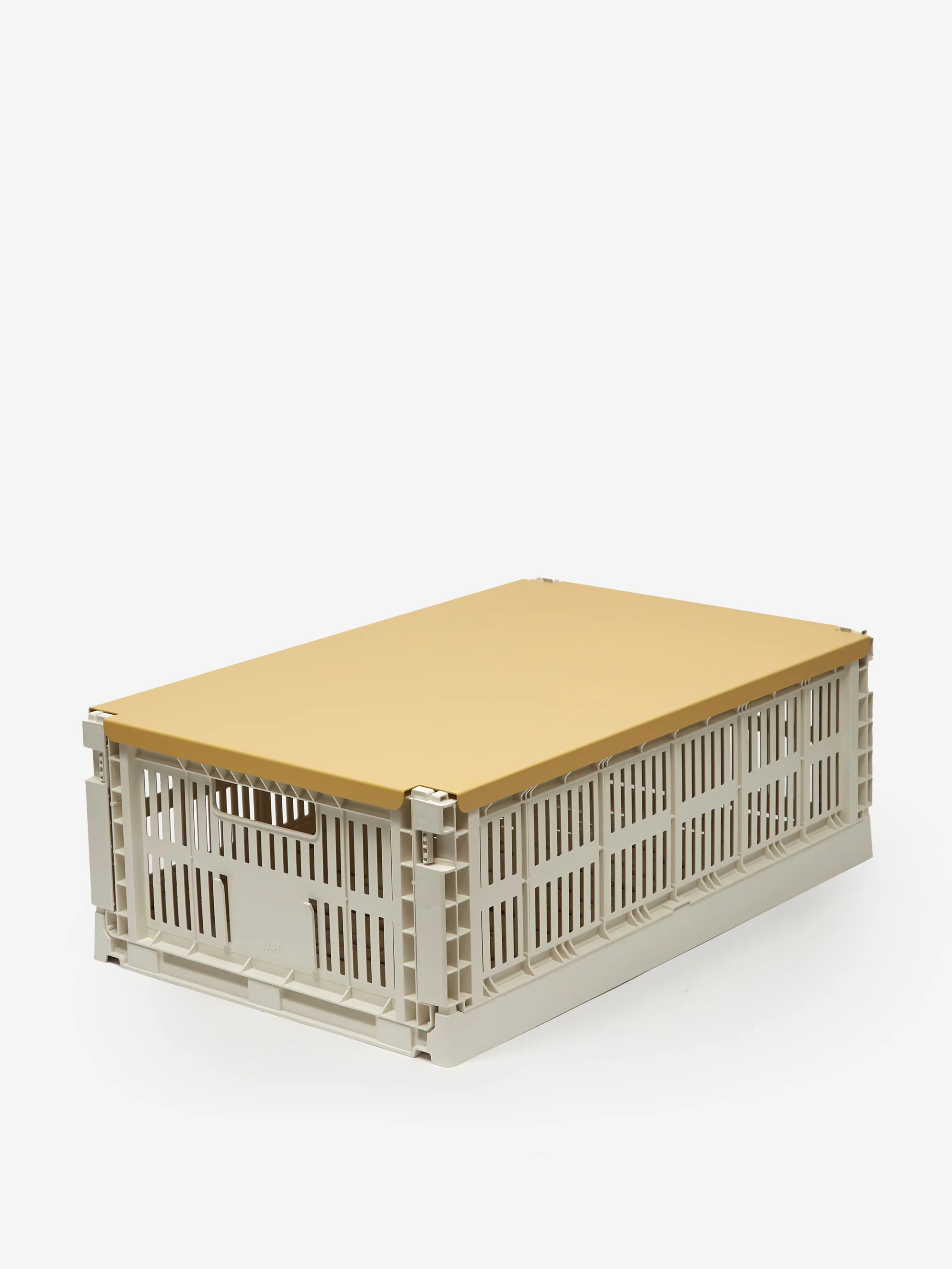 HAY Colour Crate Lid Large - Golden Yellow - Image 2