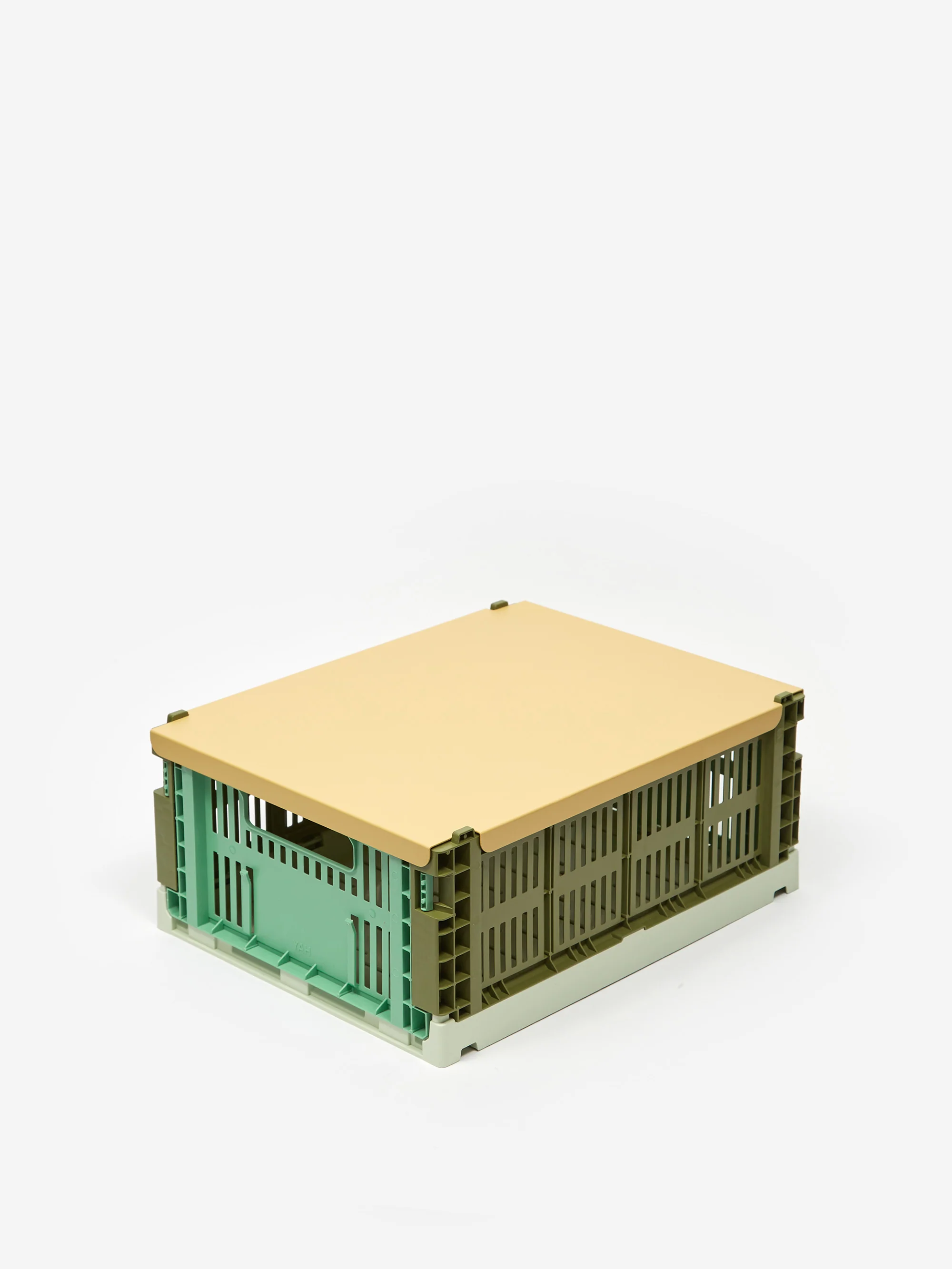 HAY Colour Crate Lid Medium - Golden Yellow - Image 2