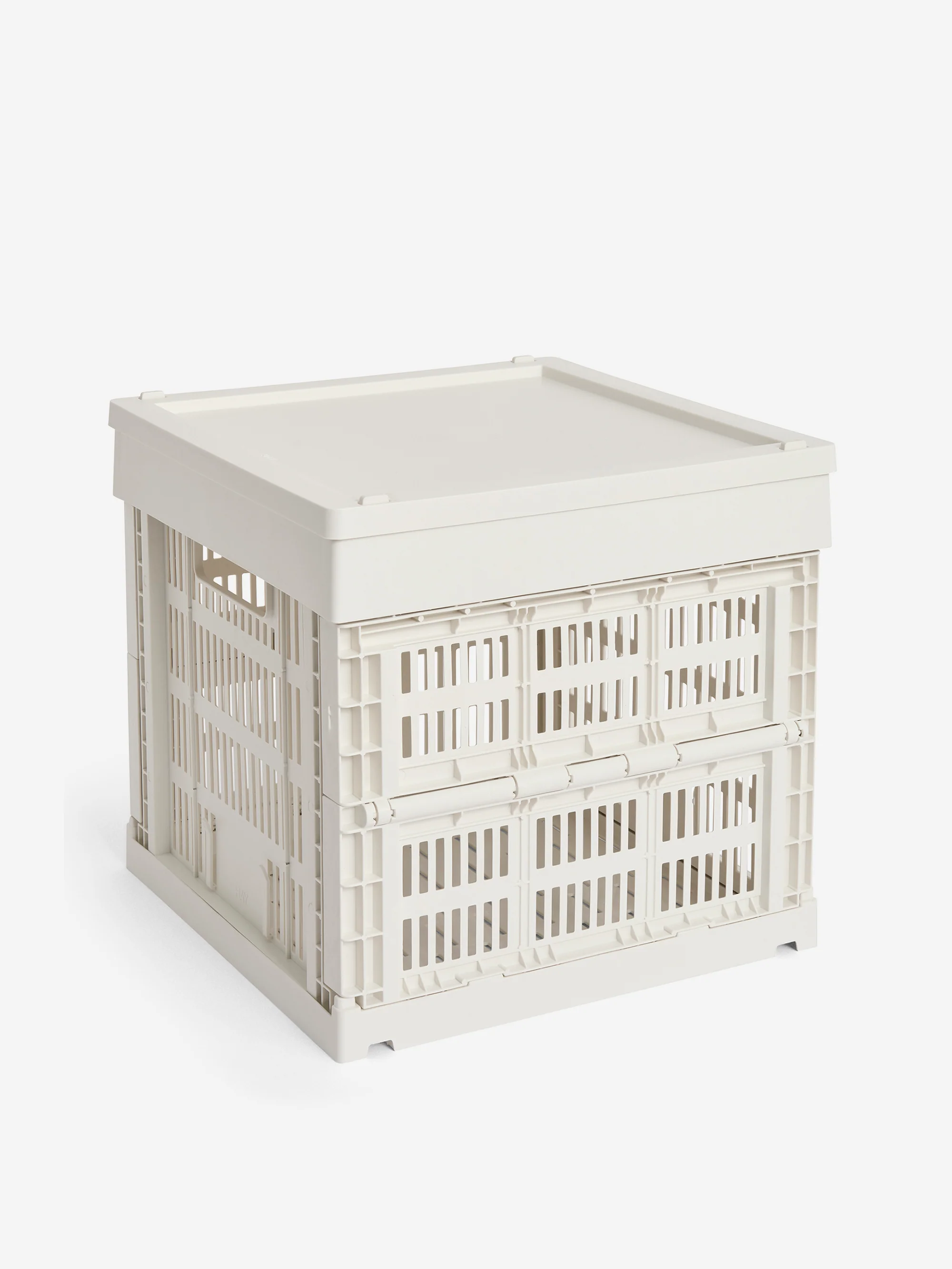 HAY Colour Crate Lid Medium Square - Off-White - Image 2